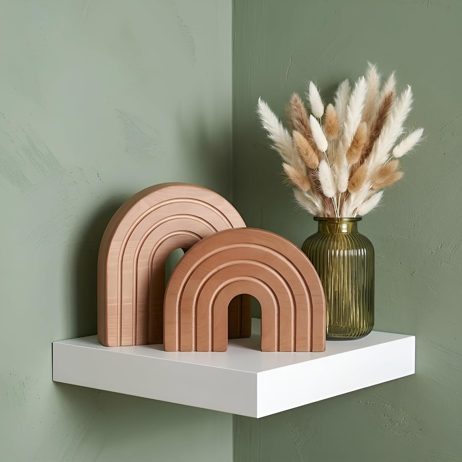 Boho Decor Book Ends / Set of 2
