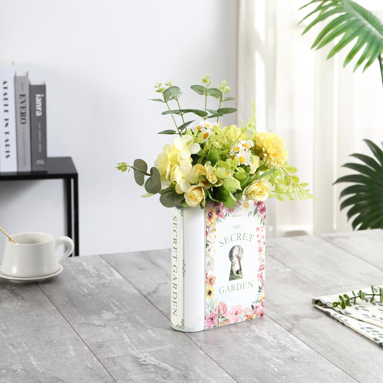 Ceramic Book Vase / Secret Garden / Ceramic-8