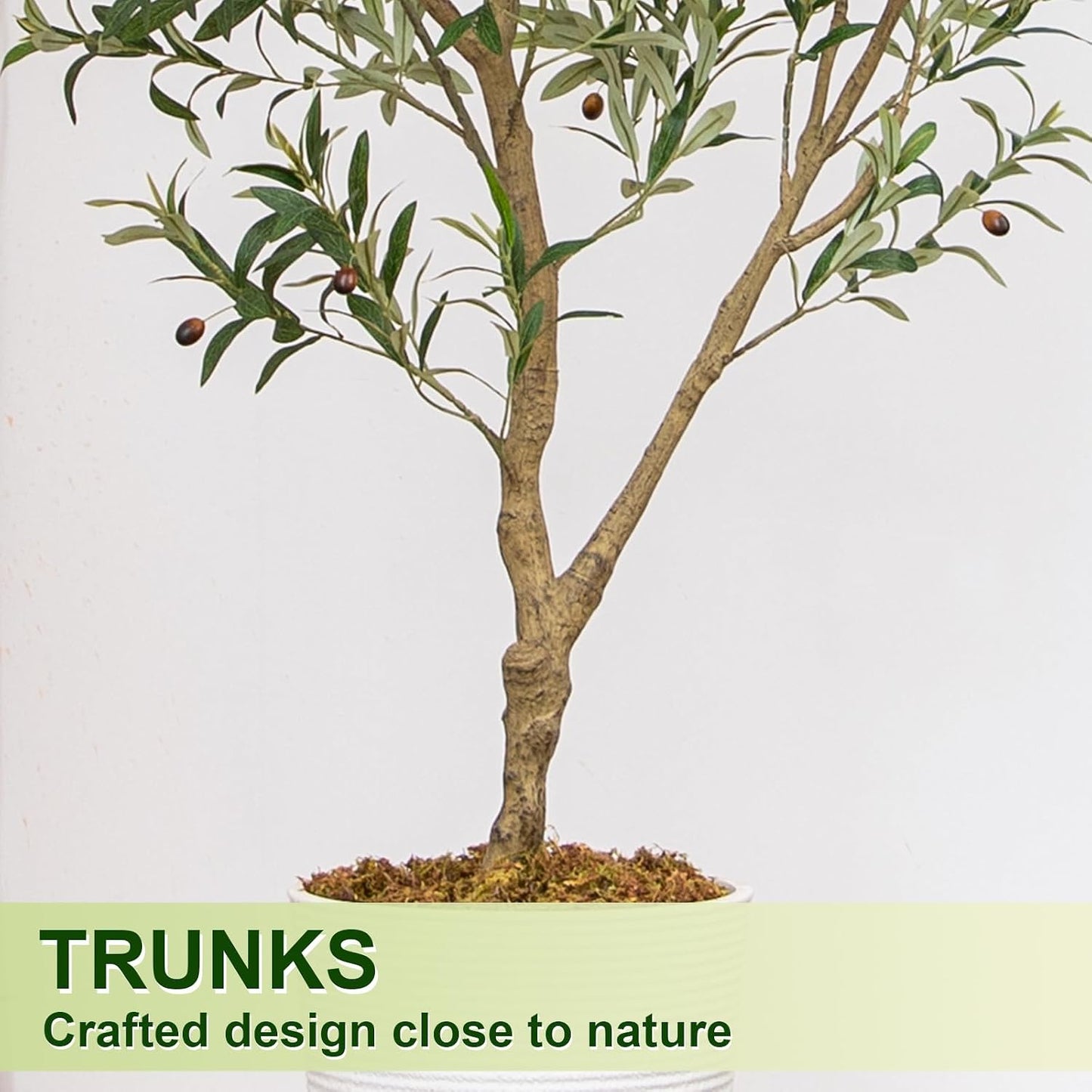 Tall Faux Olive Tree / 7ft / 7 Inch