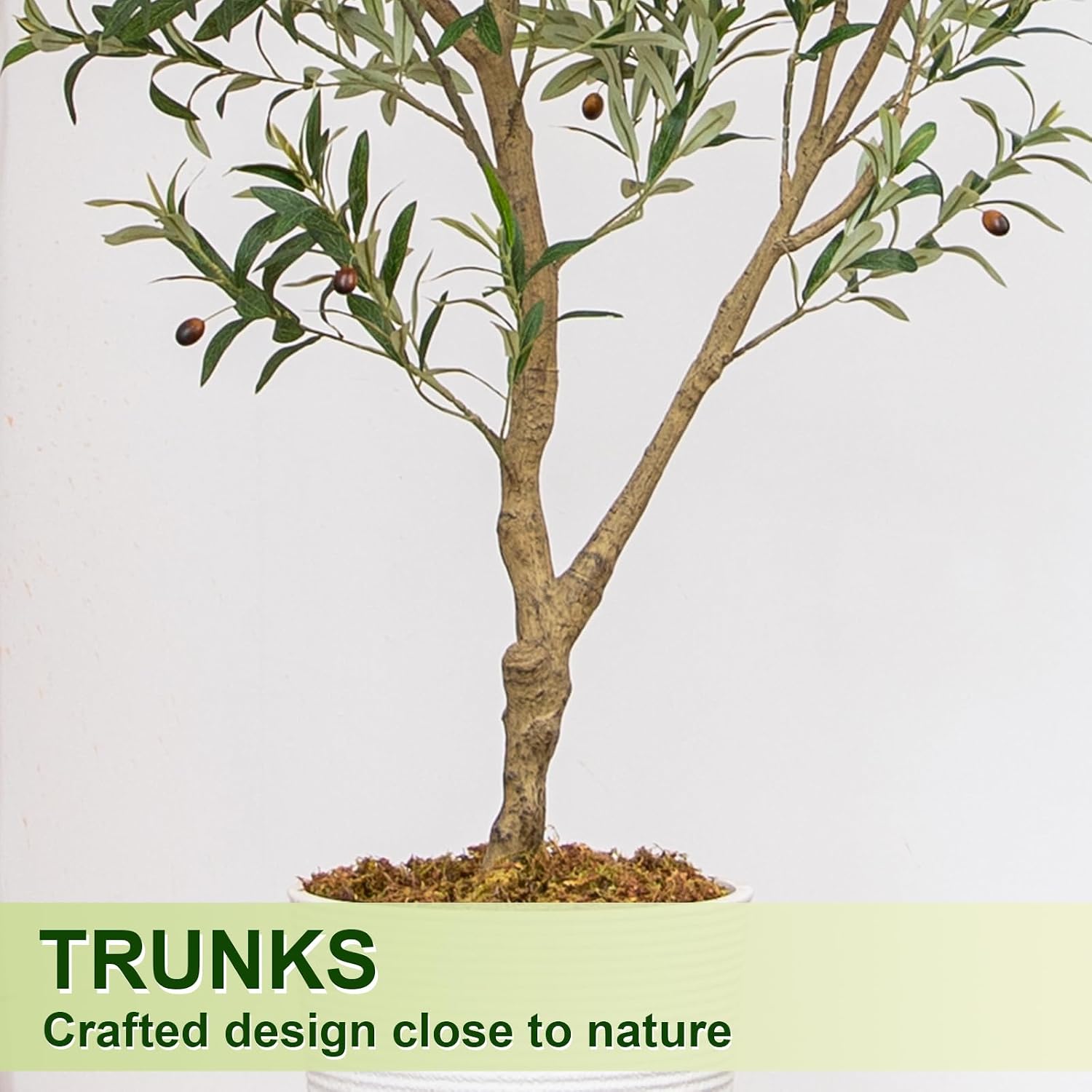 Tall Faux Olive Tree / 7ft / 7 Inch
