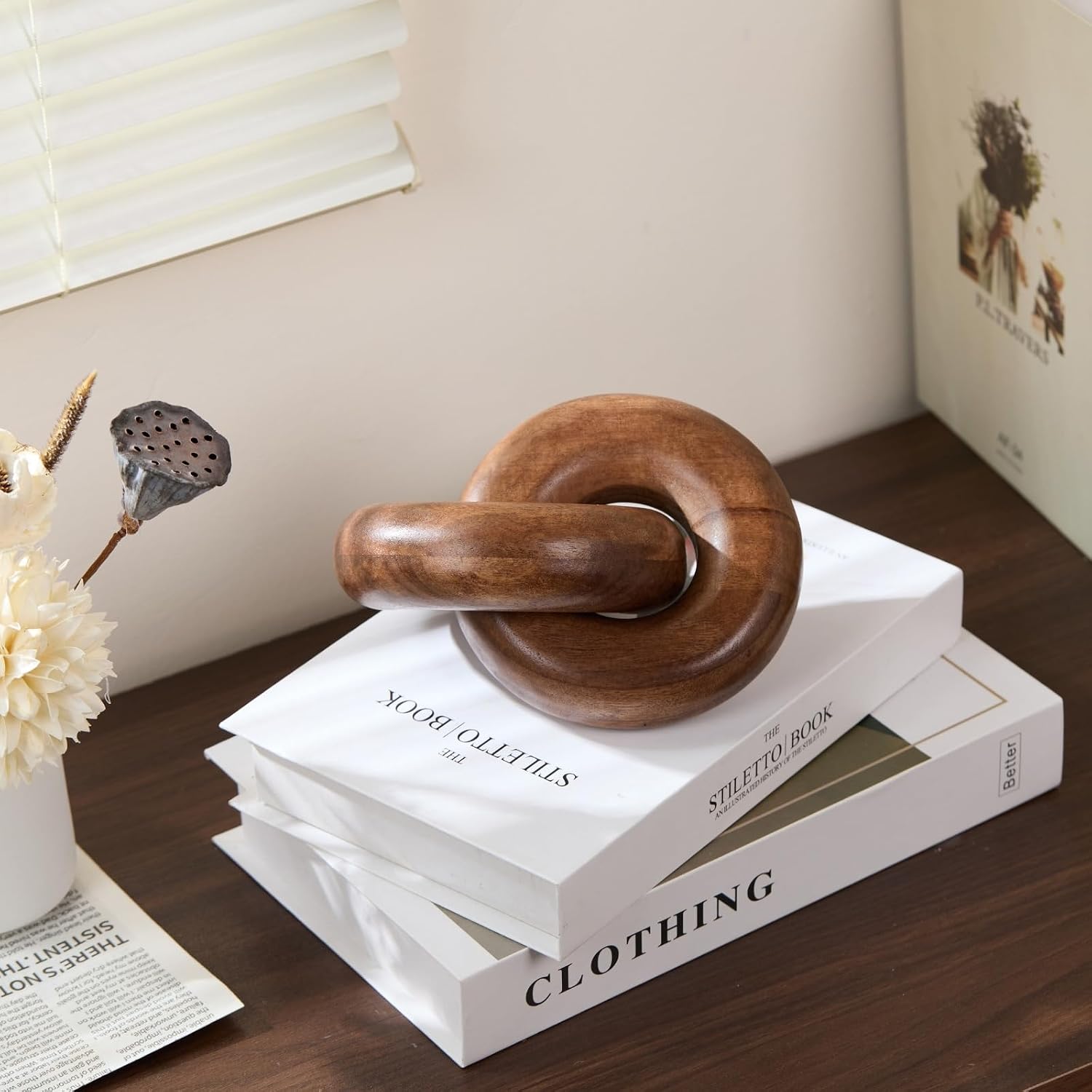 Rustic Modern Farmhouse Objects / Walnut / Natural