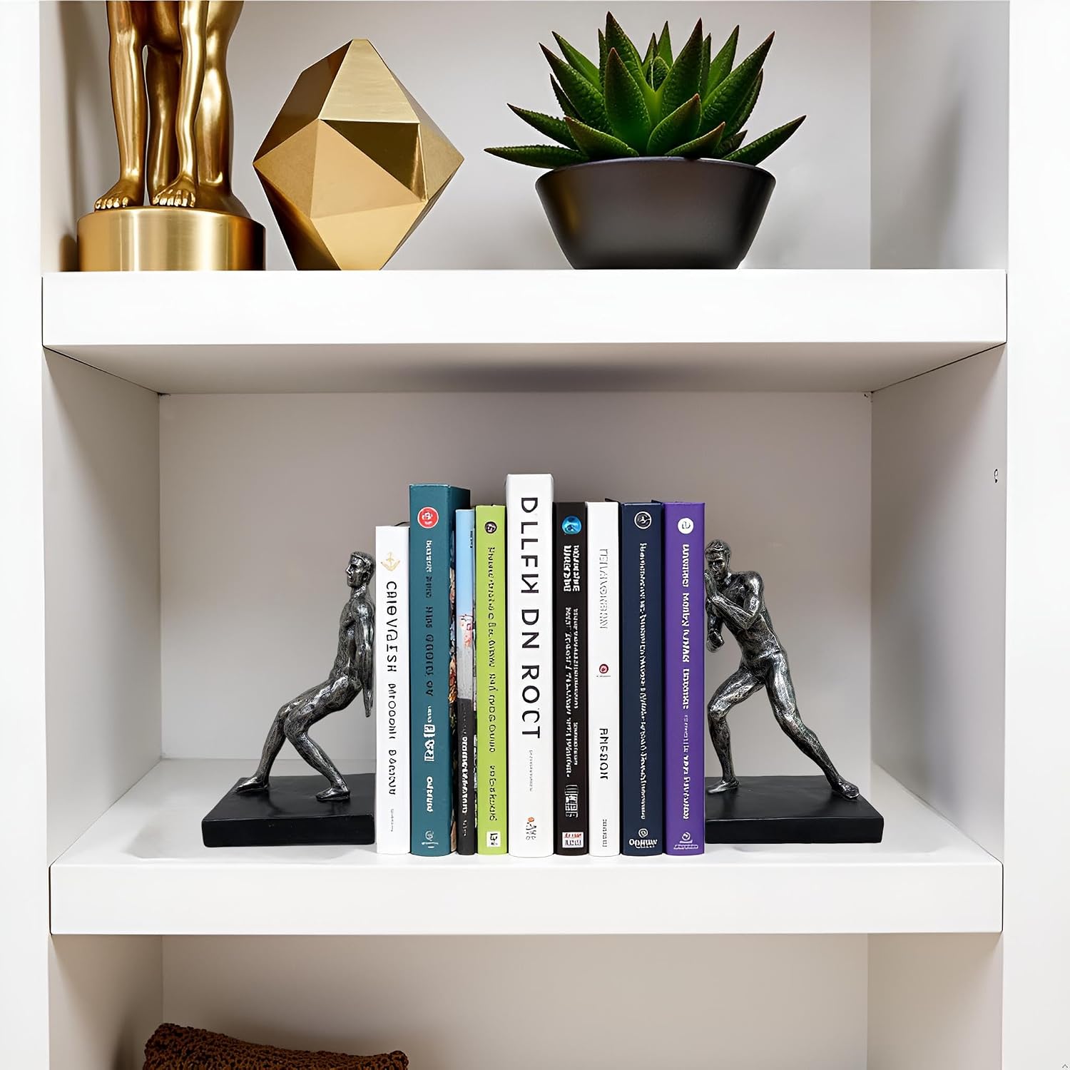 Modern Figure Bookends / Abstract Figure-imitation Copper