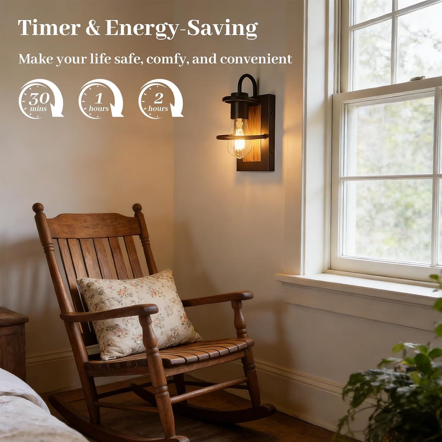Battery Operated Wall Sconce Set of 2, Wireless Wall Lights with Remote Control, Dimmable 3 Color Temperatures