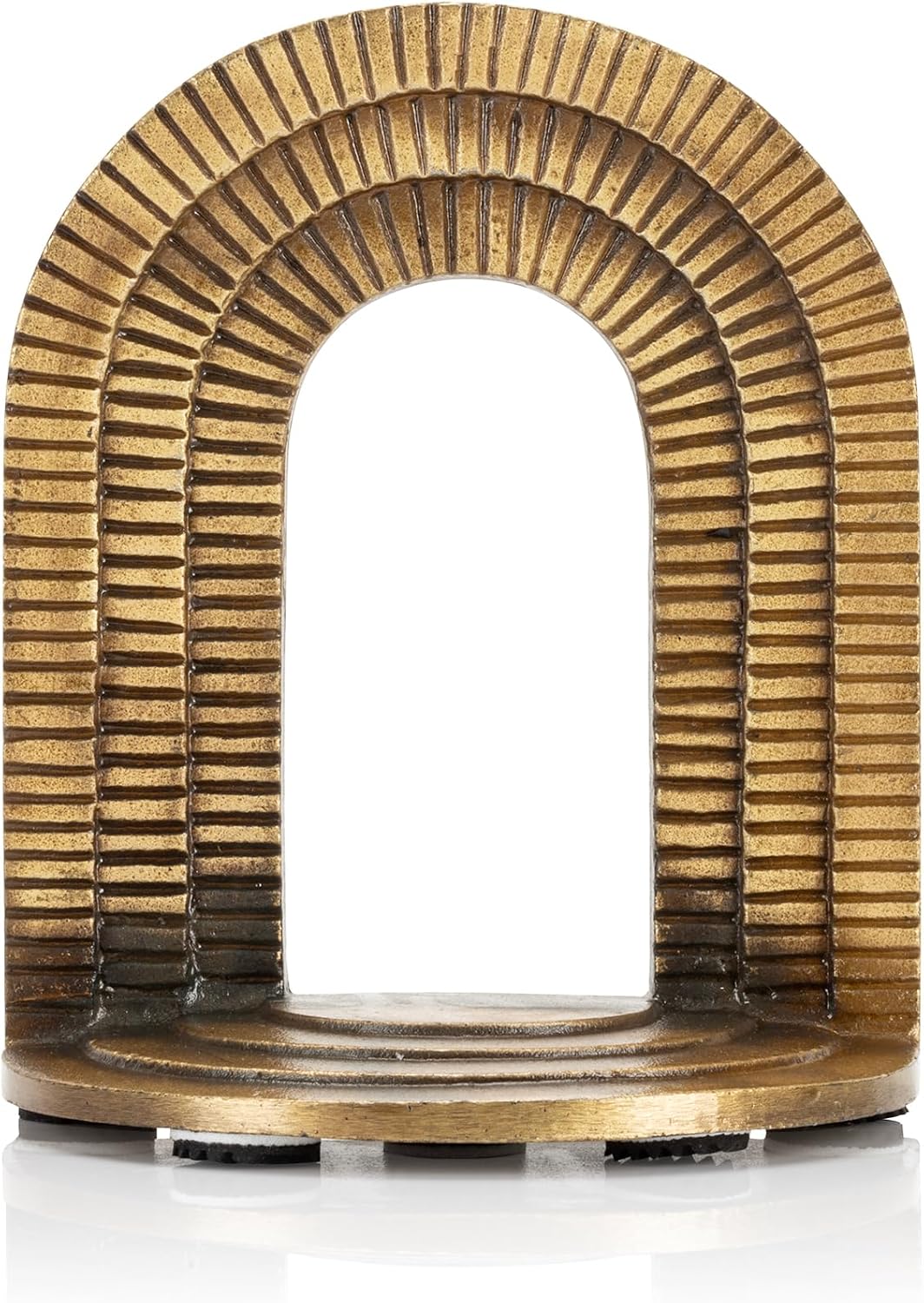 Cast Iron Brick Arch Bookends Set