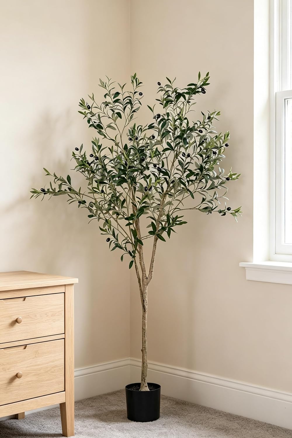 Faux Silk Plant Fake Trees / 6ft / 6 Inch
