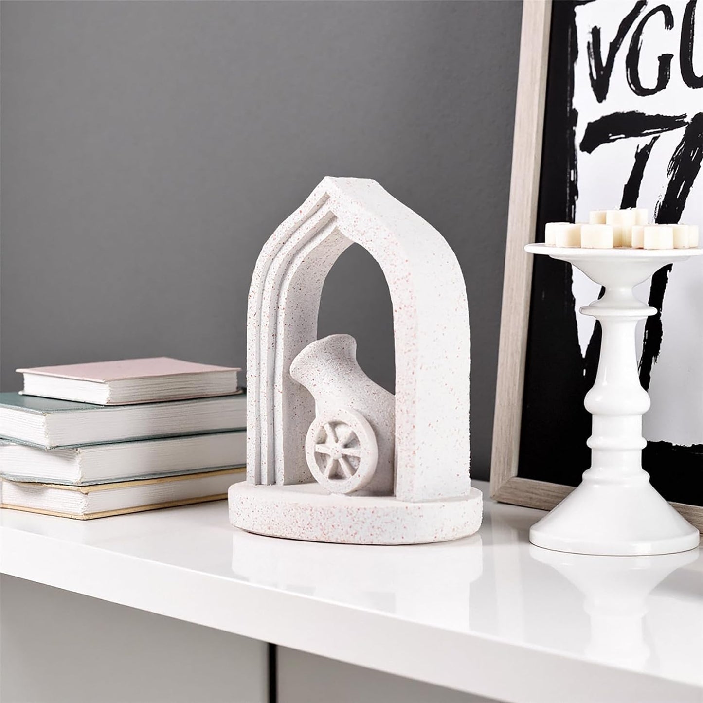 These Non-Slip bookends are for Holding Large / Ramadan Bookshelf Statue