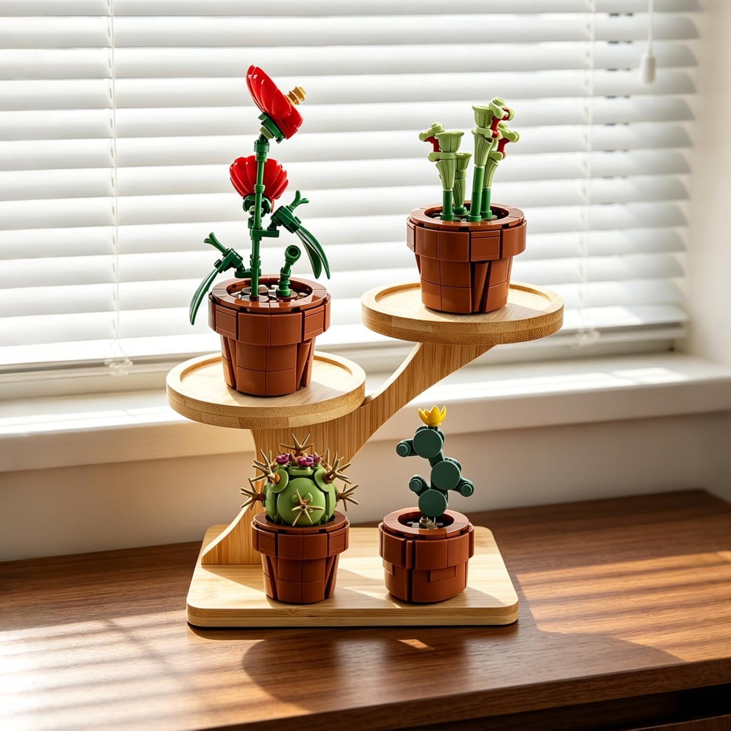 3 Tier Plant Display Shelf for Tabletop
