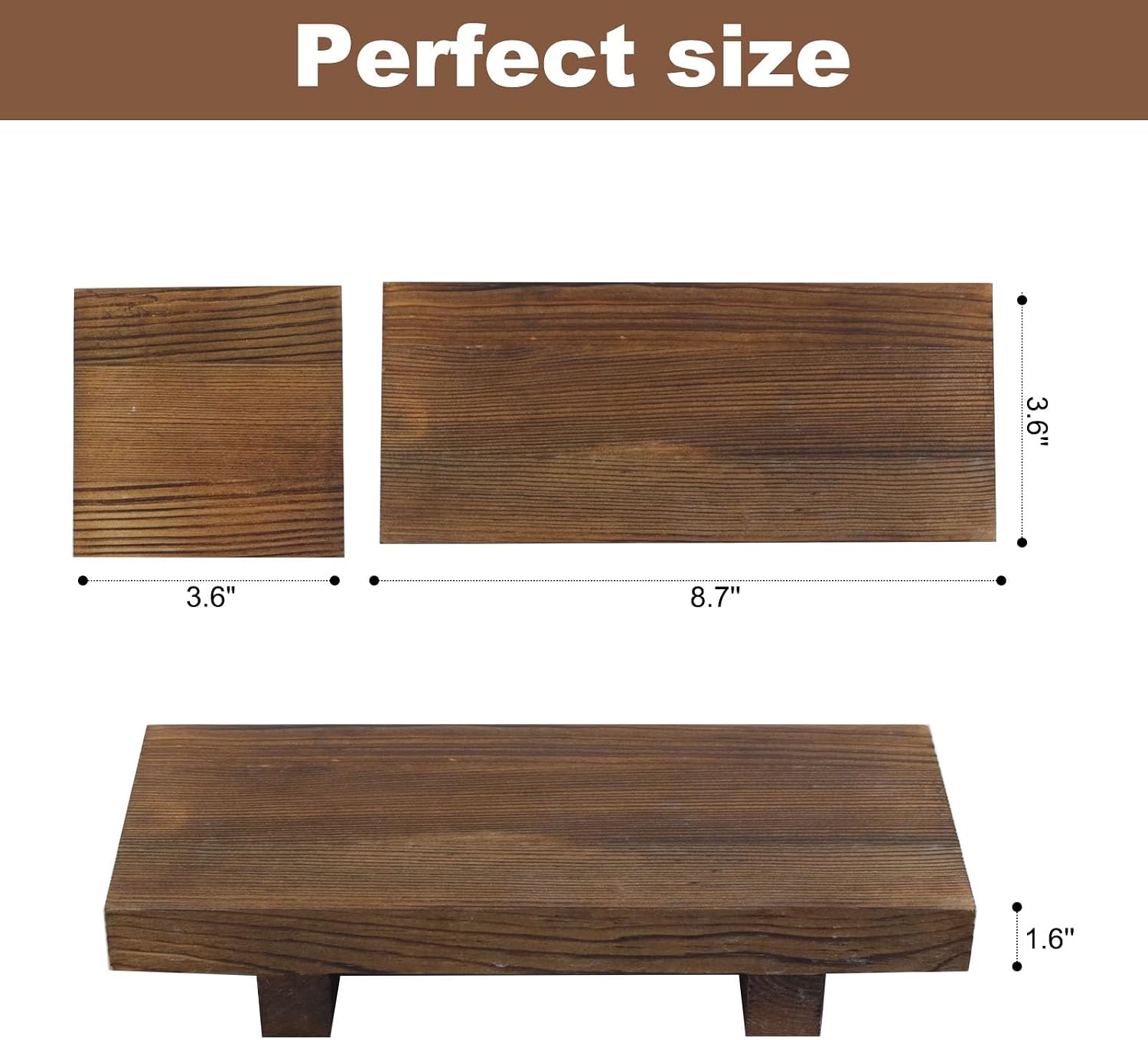 Rustic Farmhouse Countertop Organizer / Natural Rustic