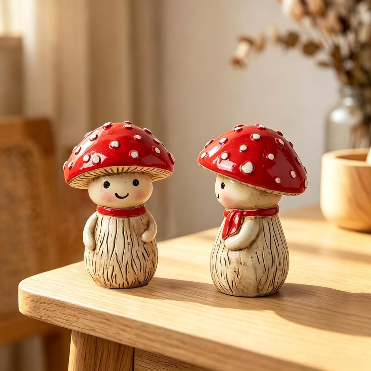 Outdoor Garden Decor Statue / Set of 2