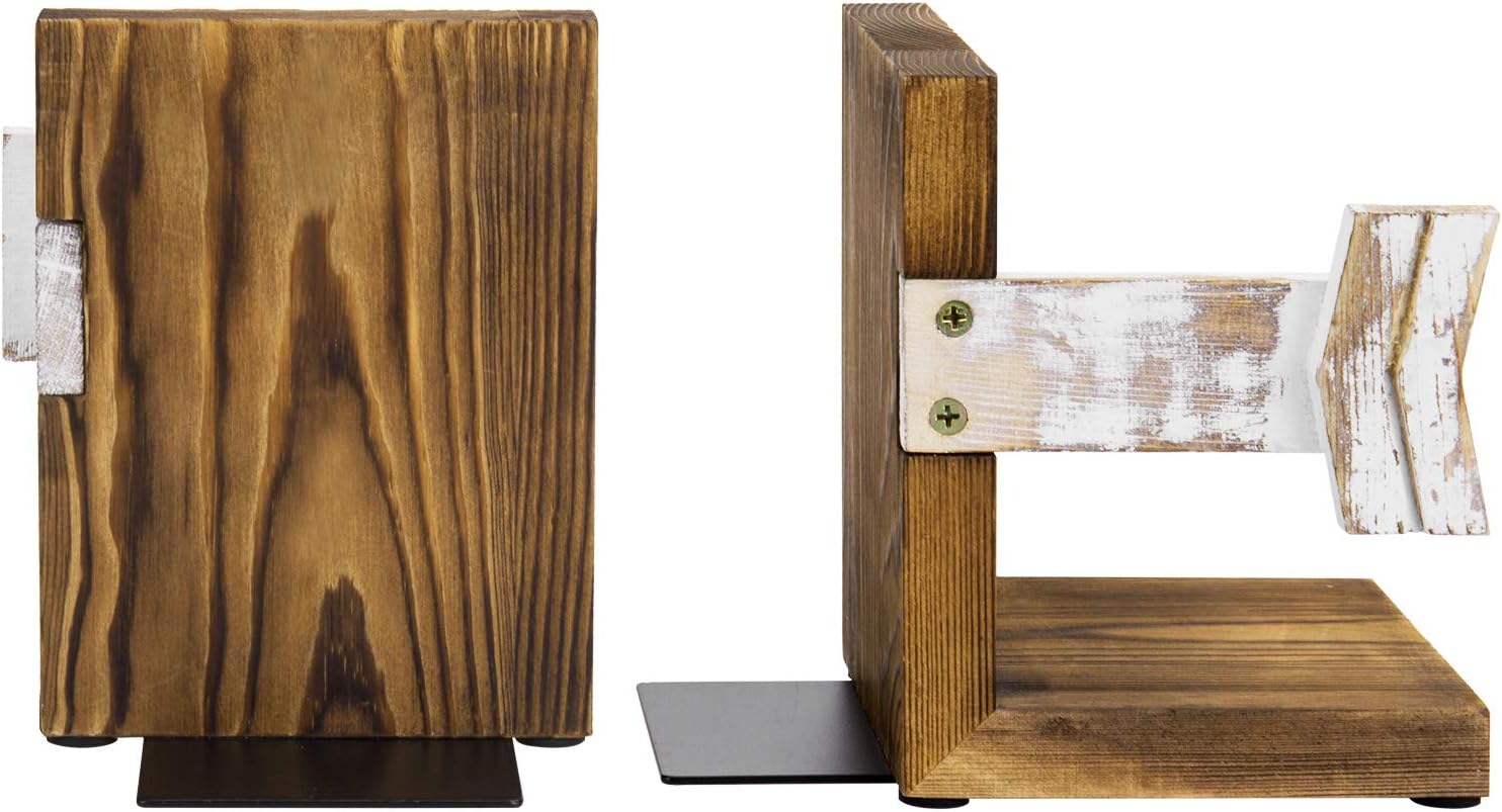 Farmhouse Bookends / Rustic Book Ends Kitchen