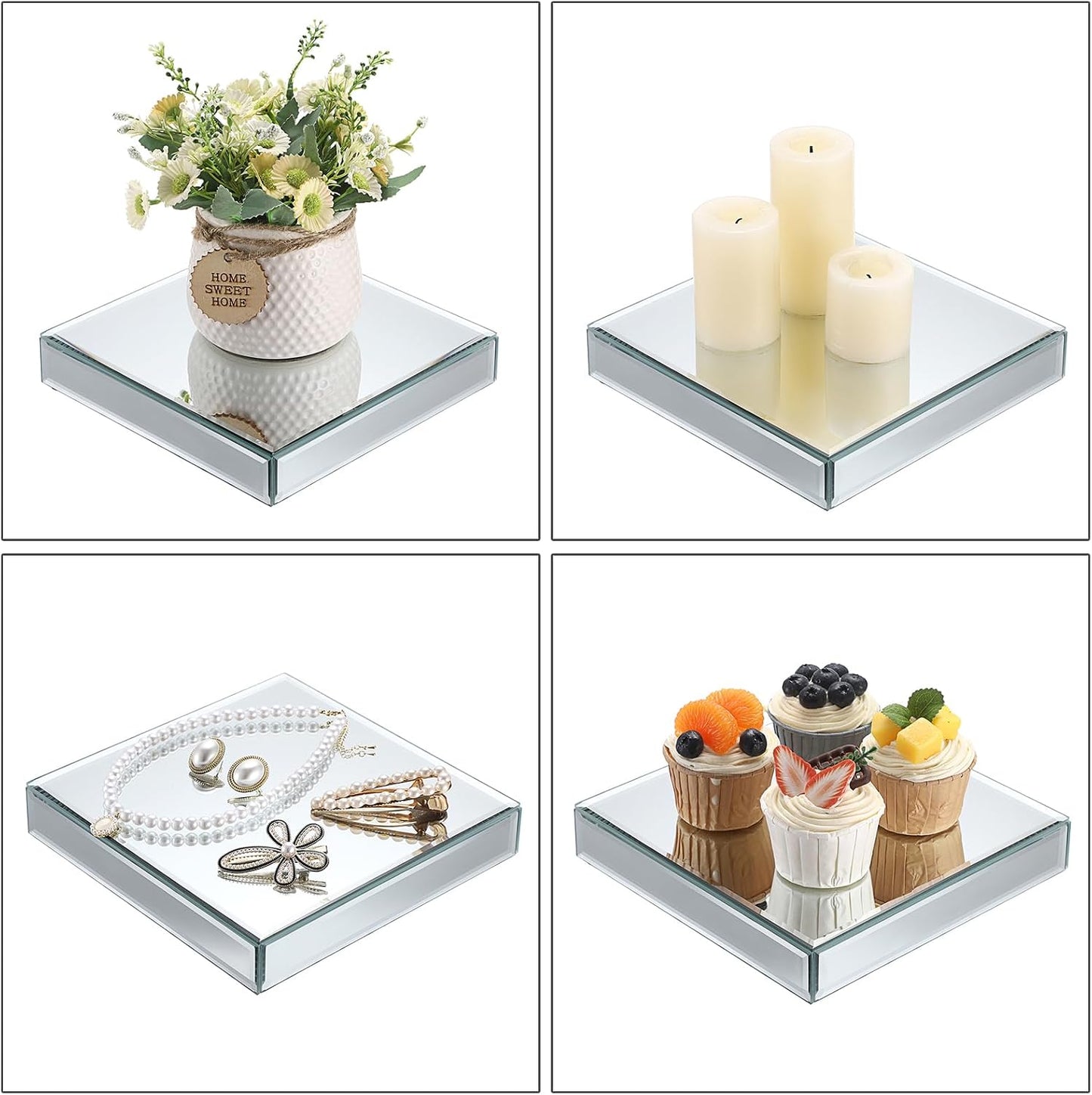 Mirror Display Stand / Square,large
