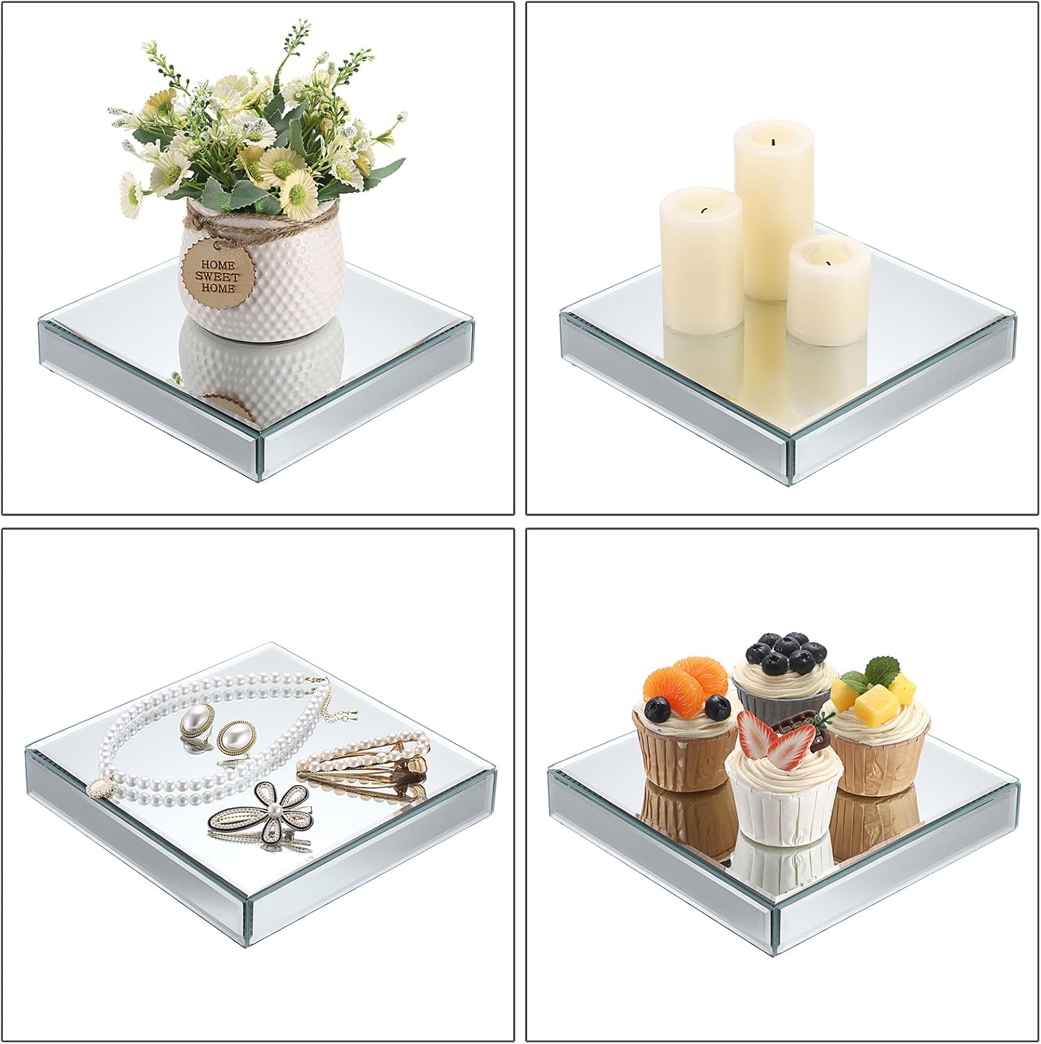 Mirror Display Stand / Square,large