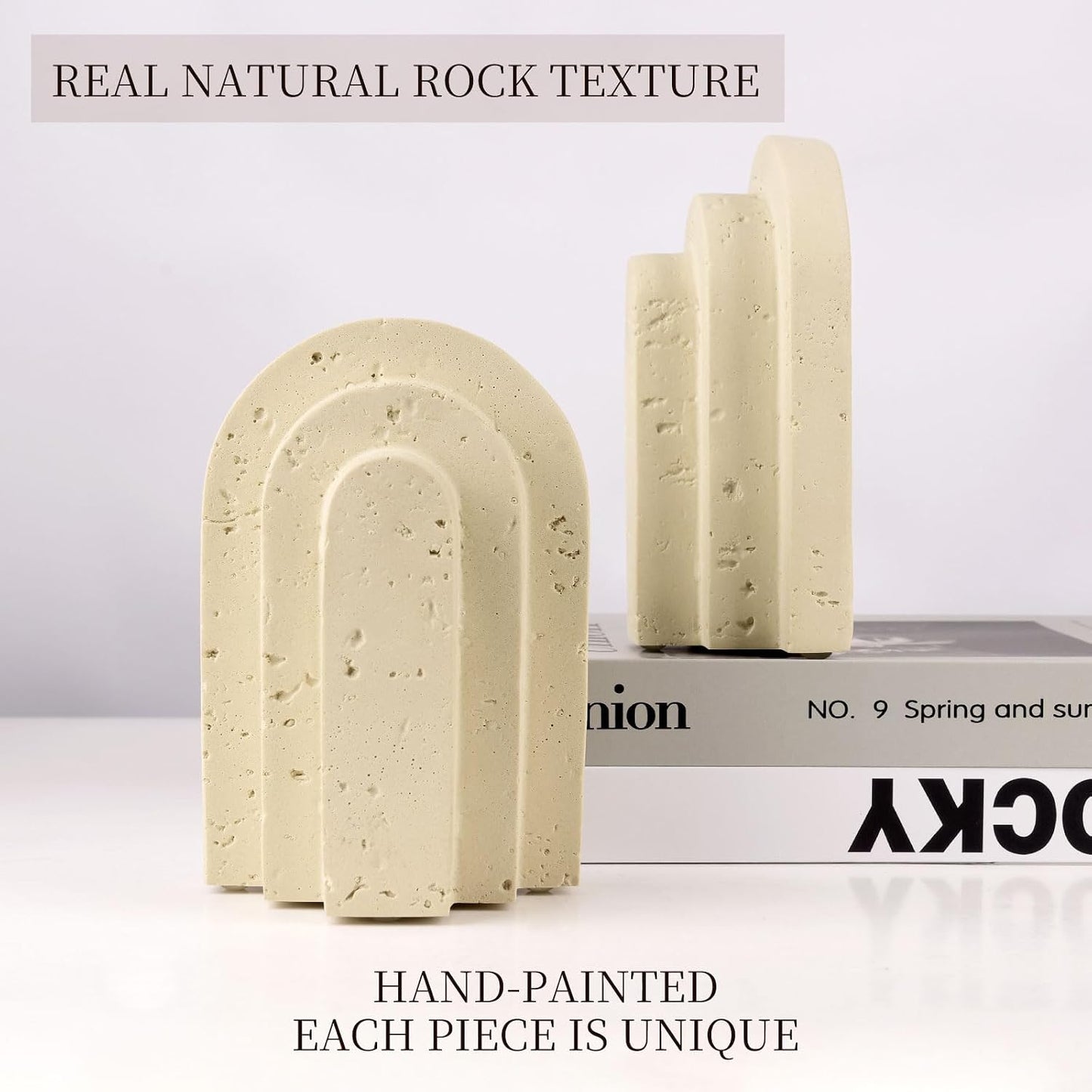 Modern Layered Arch Book Ends