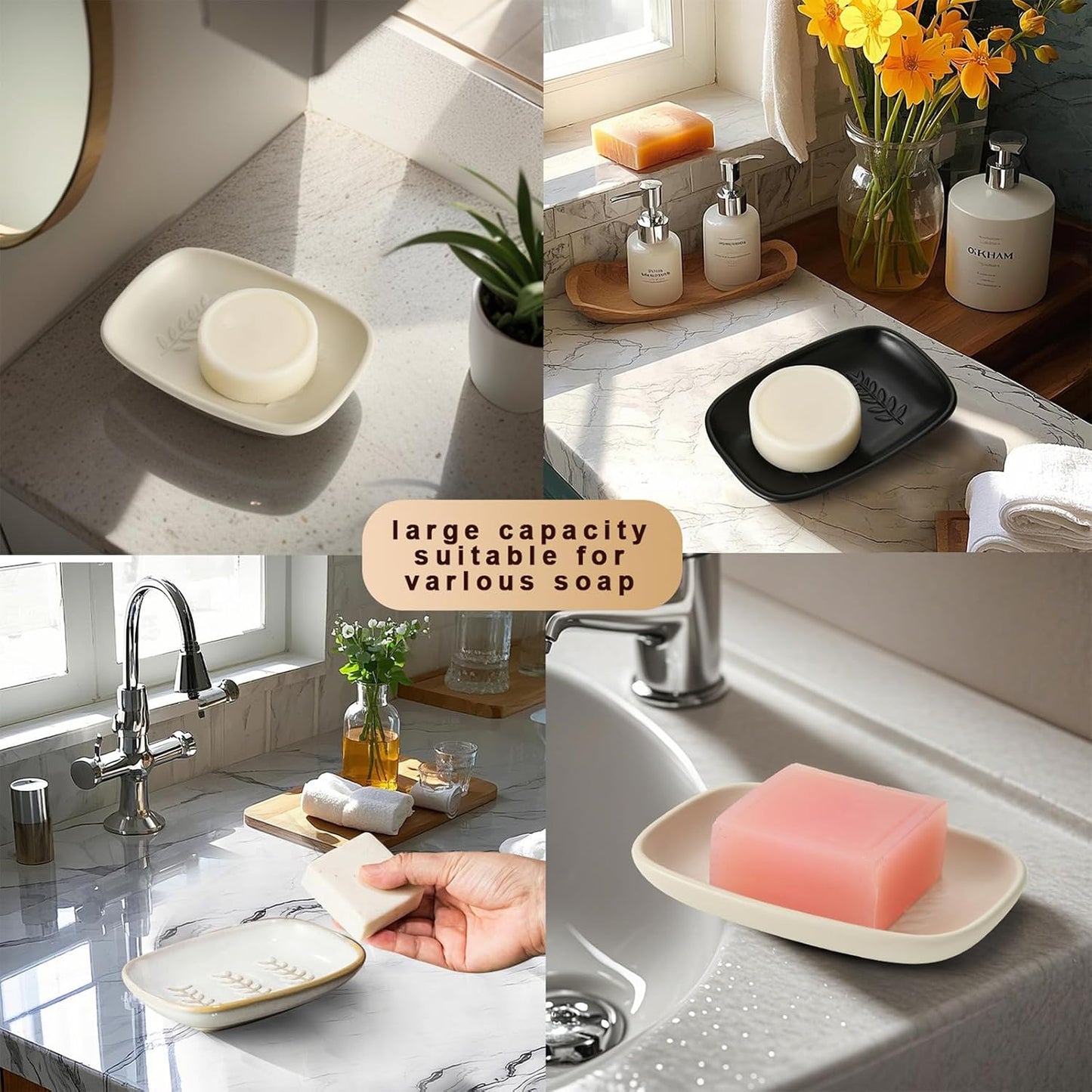 Bar Soap Holder / Beige