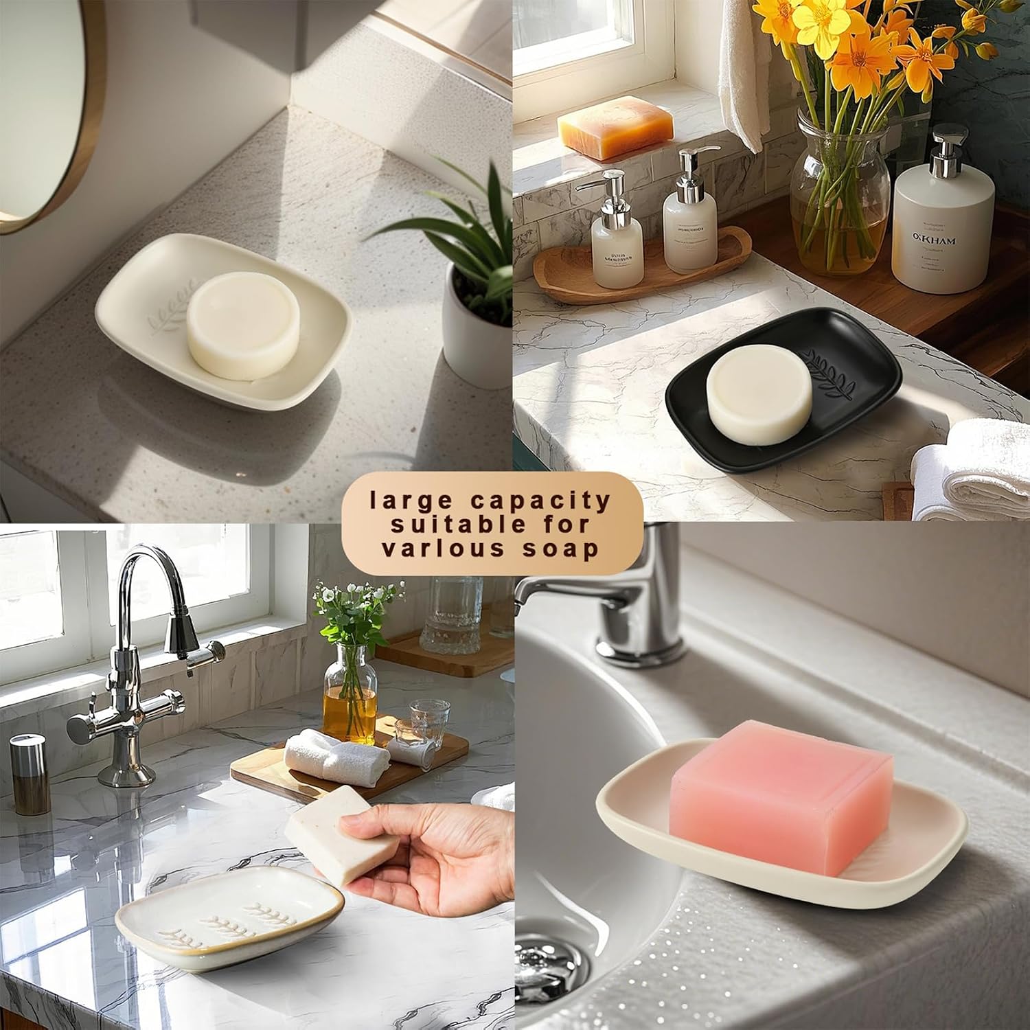 Bar Soap Holder / Beige