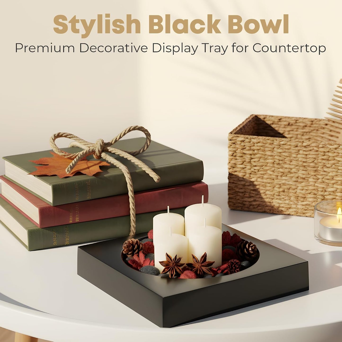 Acrylic Catchall Tray / Black