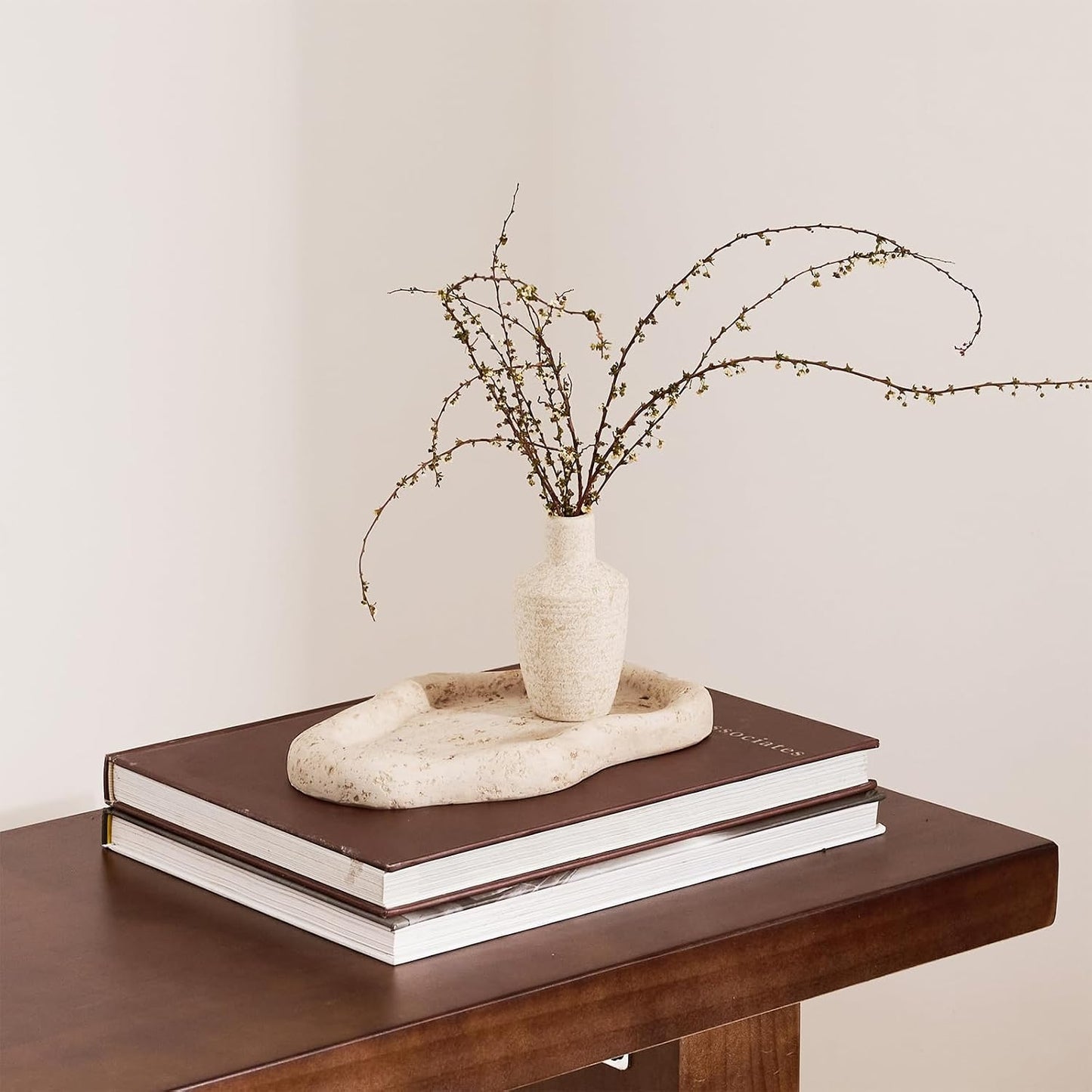 Trinket Candle Dish / Cloud Shaped / Beige