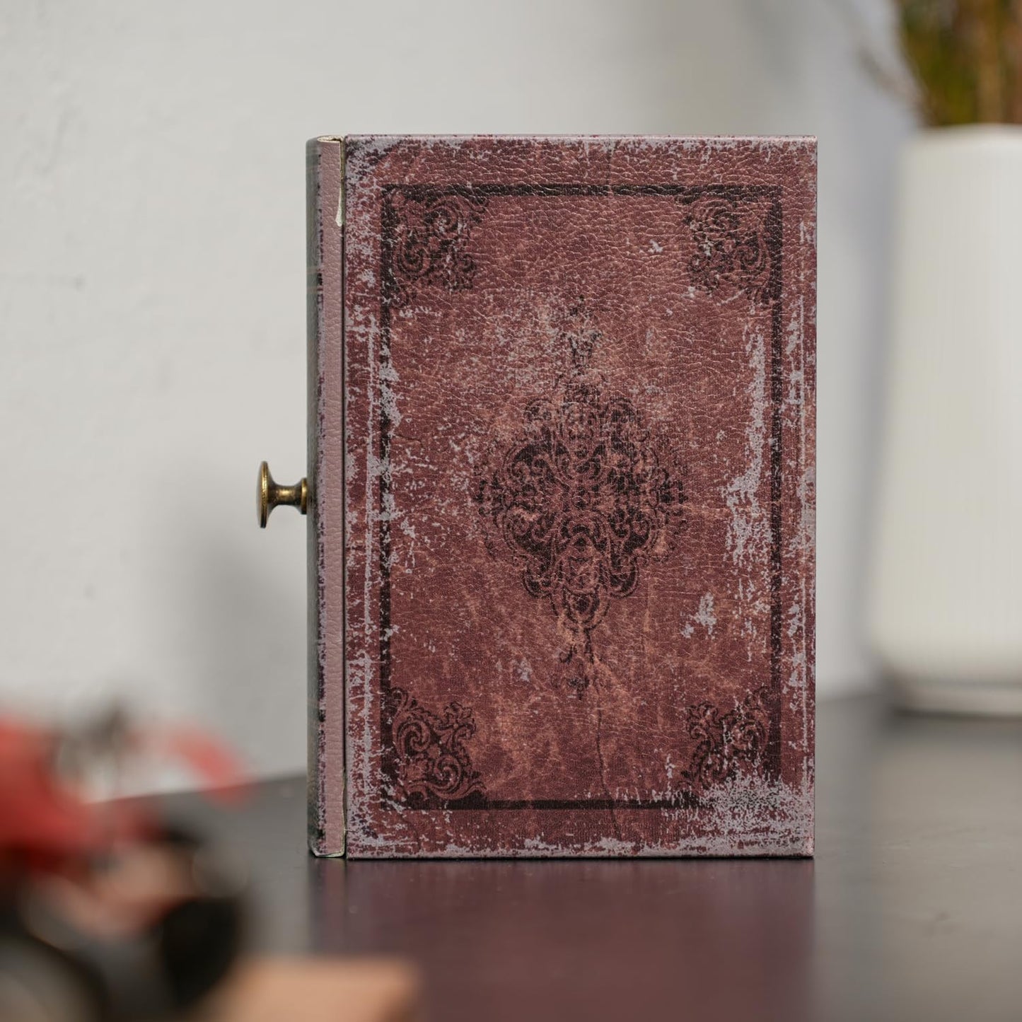 Faux Leather Cover / S / Distressed Reddish Brown