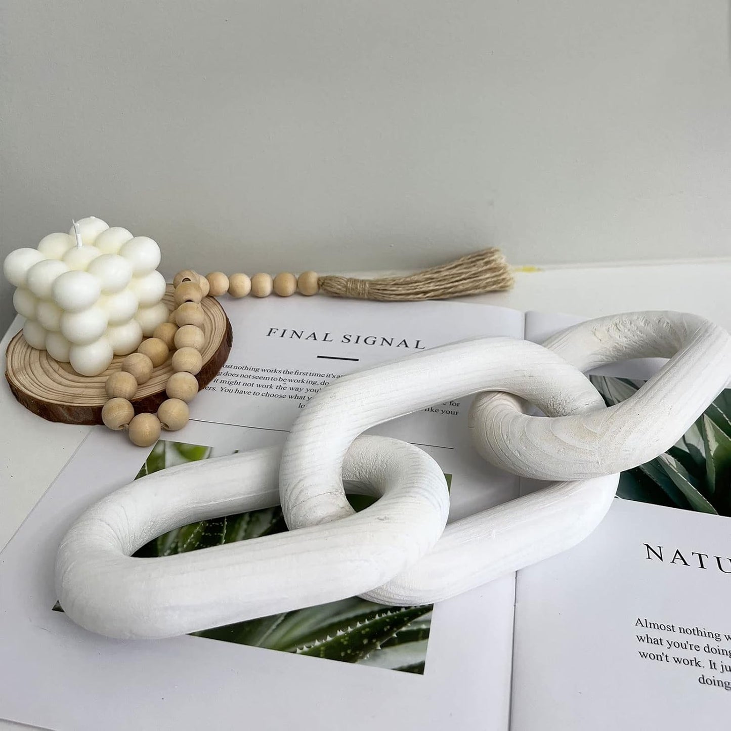 Wood Chain Link Decor / B