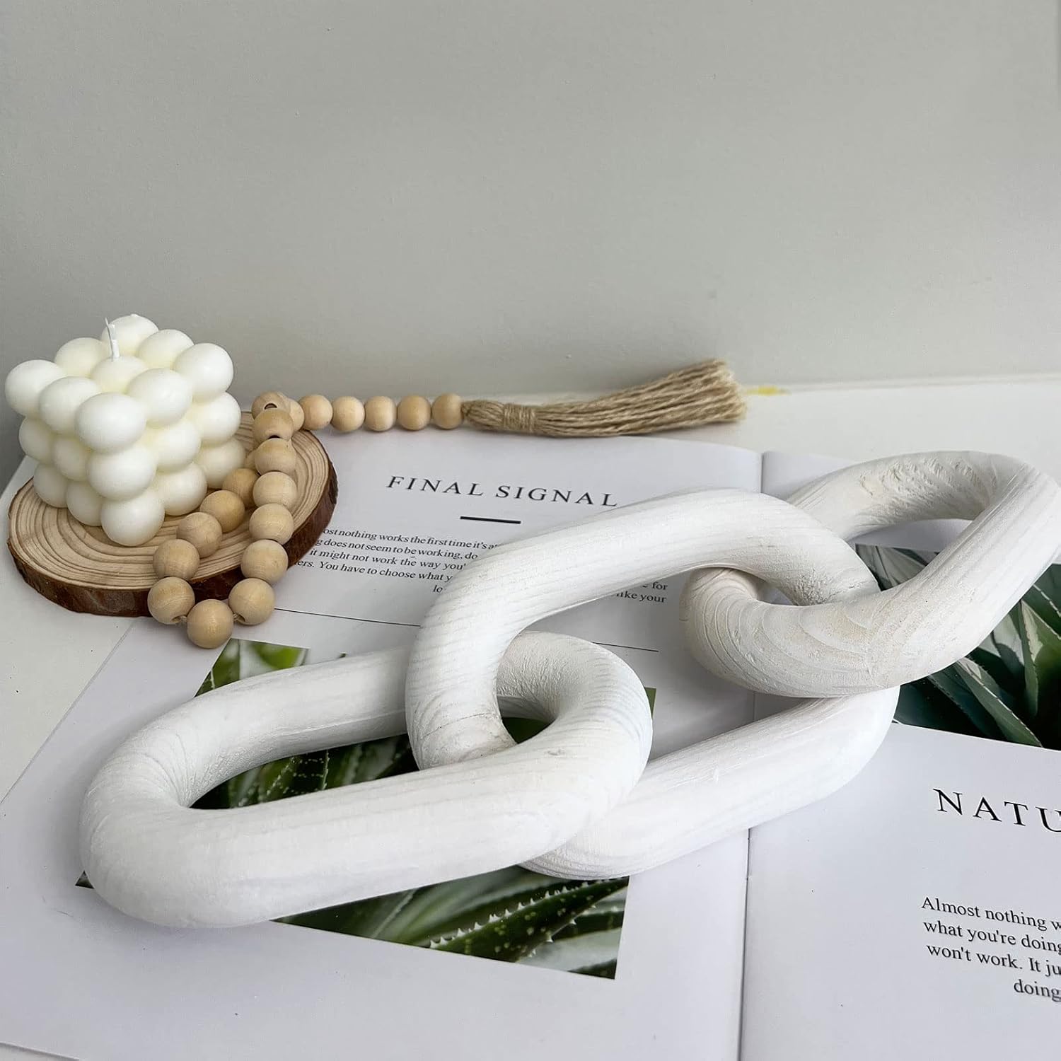 Wood Chain Link Decor / B