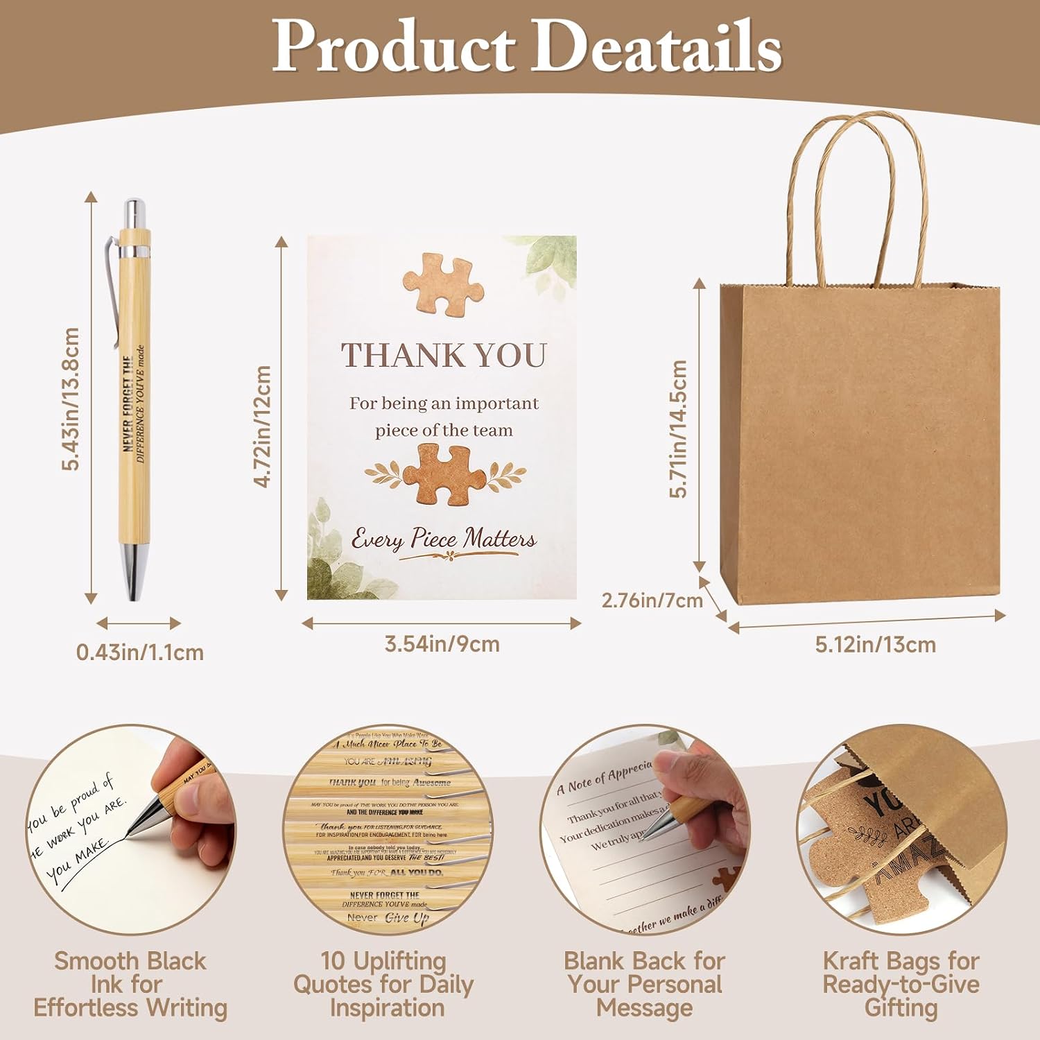/ Employee Appreciation Gifts Set / Set of 120
