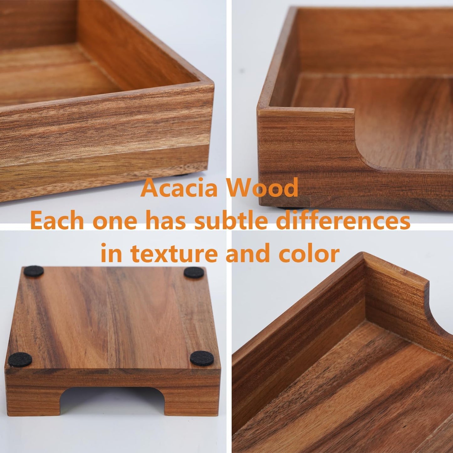 Acacia Napkin Holder / Luncheon 7*7inch / 7 x 7