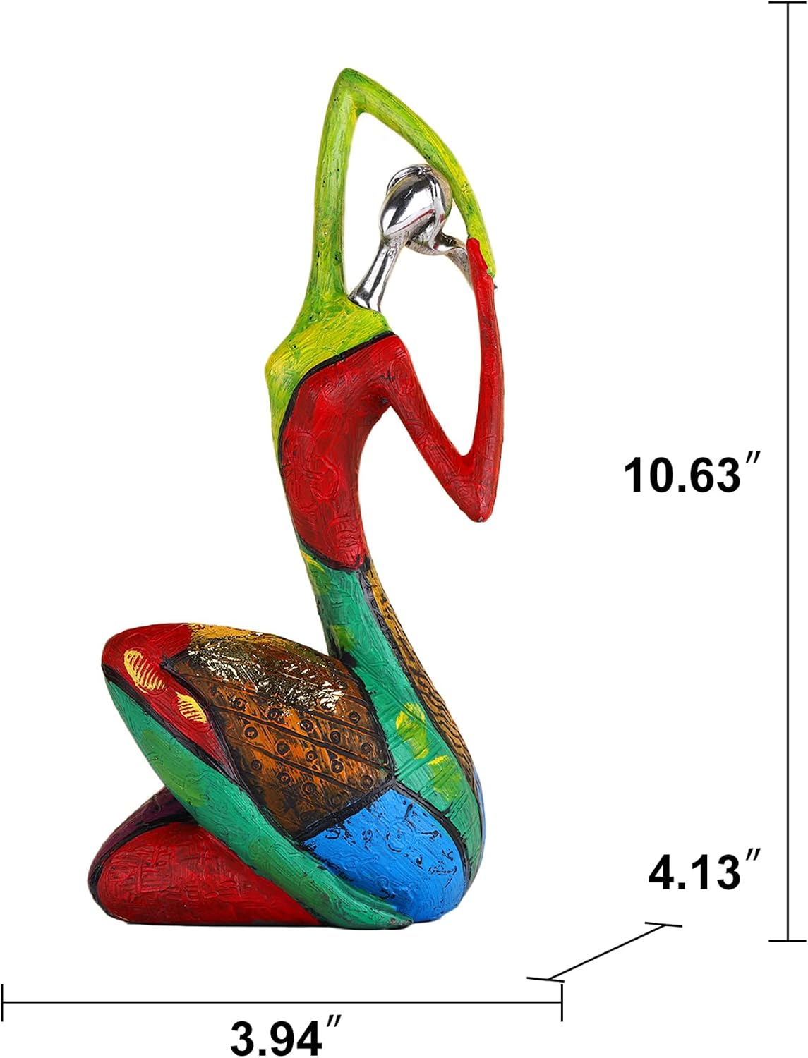 Colorful Abstract Women Figurines Sculptures Home Decor / Stretch
