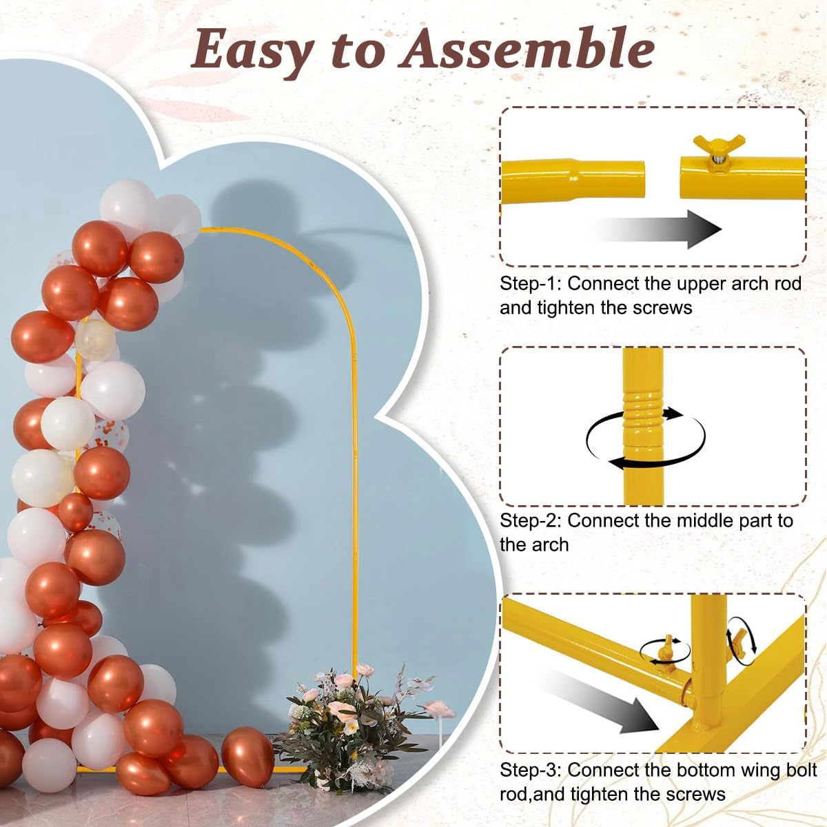 Balloon Arch Stand / 6.6FT