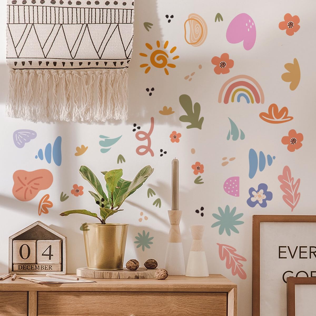 Modern Wall Art Wall Decals / Irregular Wall Stickers-3