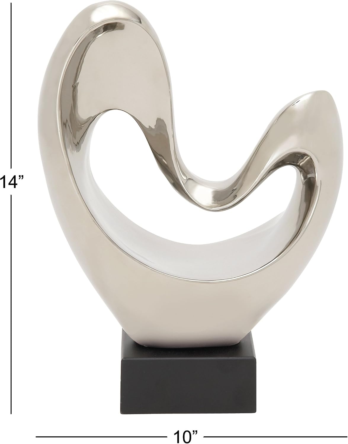 Accent Figurine " x / Silver / 10 x 5