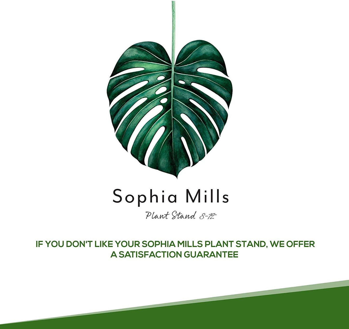 Sophia Mills Mid Century Plant Stand - Solid Wood Item Stand Handmade with Acacia - Fits Medium & Large Pots Sizes 8 to