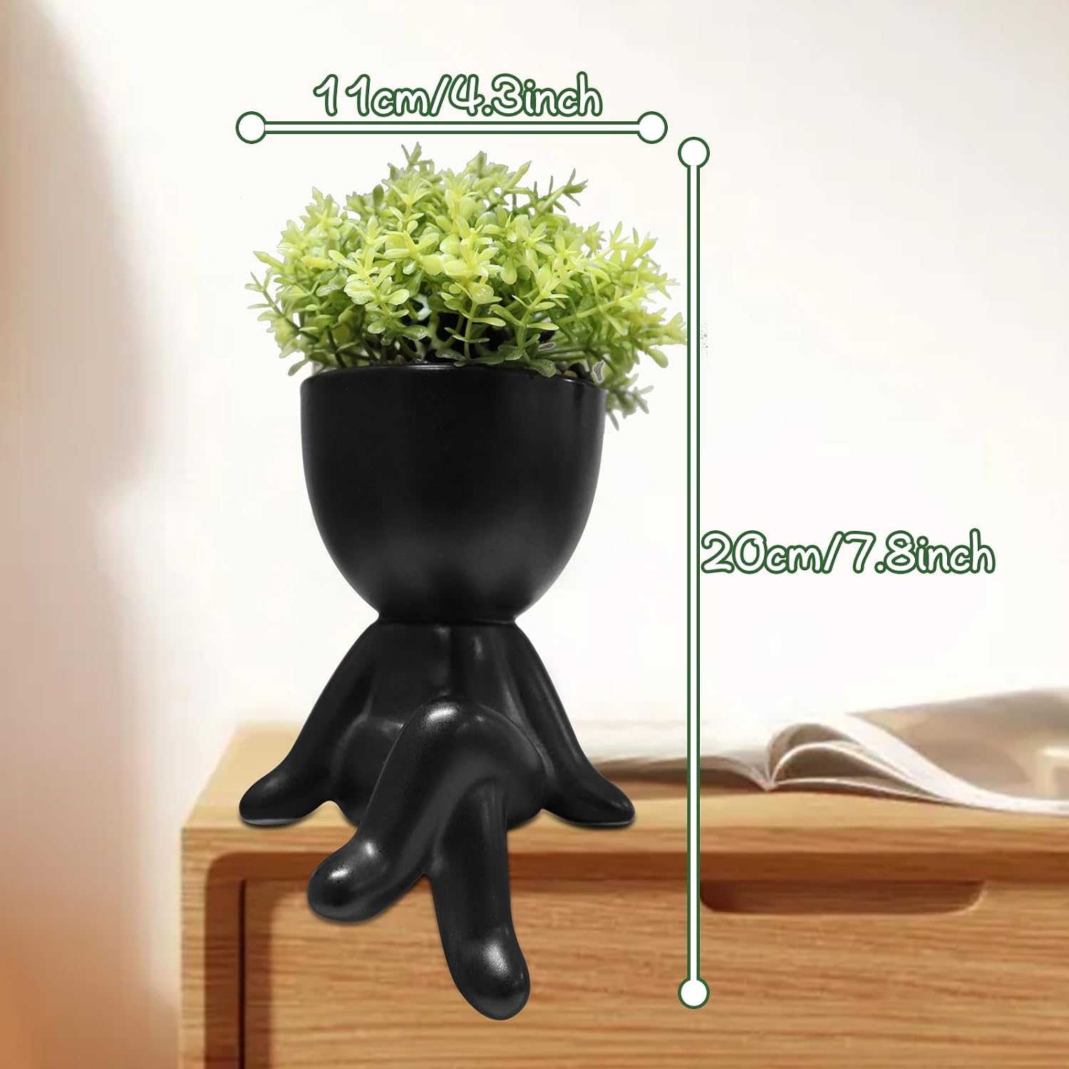 Faux Plants Indoor / Black-d