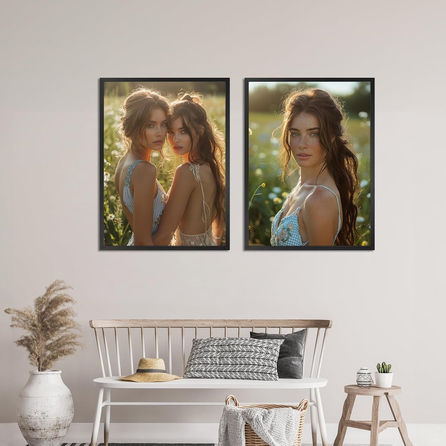 Giftgarden 20x27 Picture Puzzle Frame Black, Textured Metal Frame 27x20 for Poster Wall Display, Single