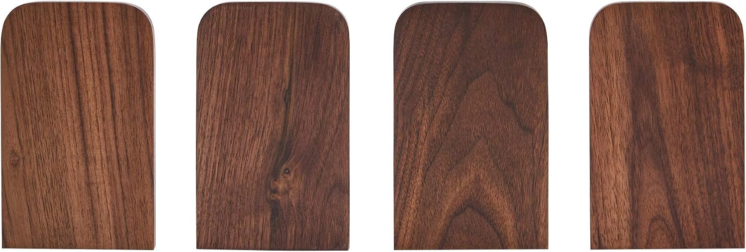 Non-Skid Bookend / Black Walnut-a