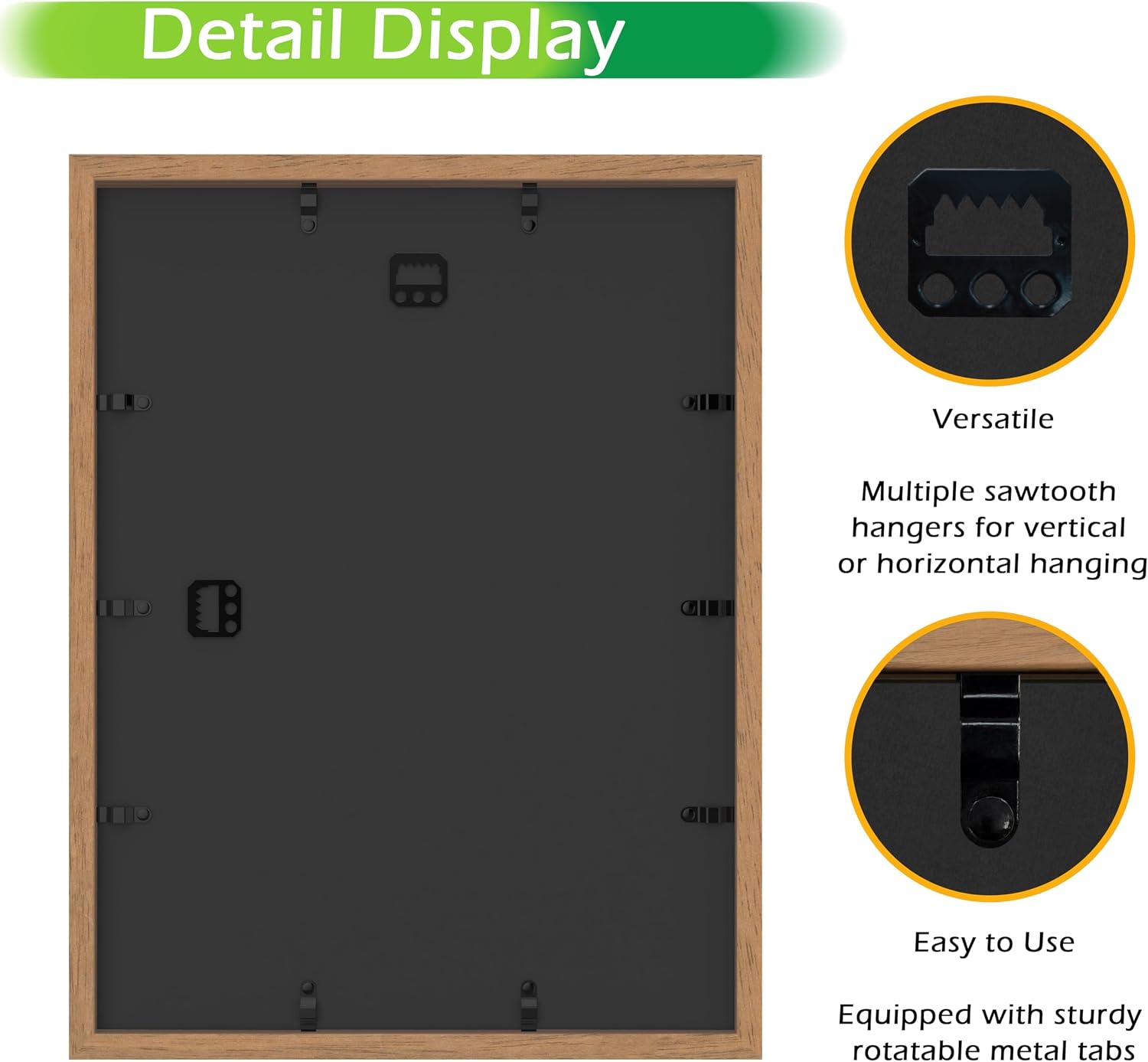 FrameWorks Golden Oak Wooden Shadow Box Frame - 12' x 16' Display Case with Soft Felt Back, Tempered Glass, White Ball