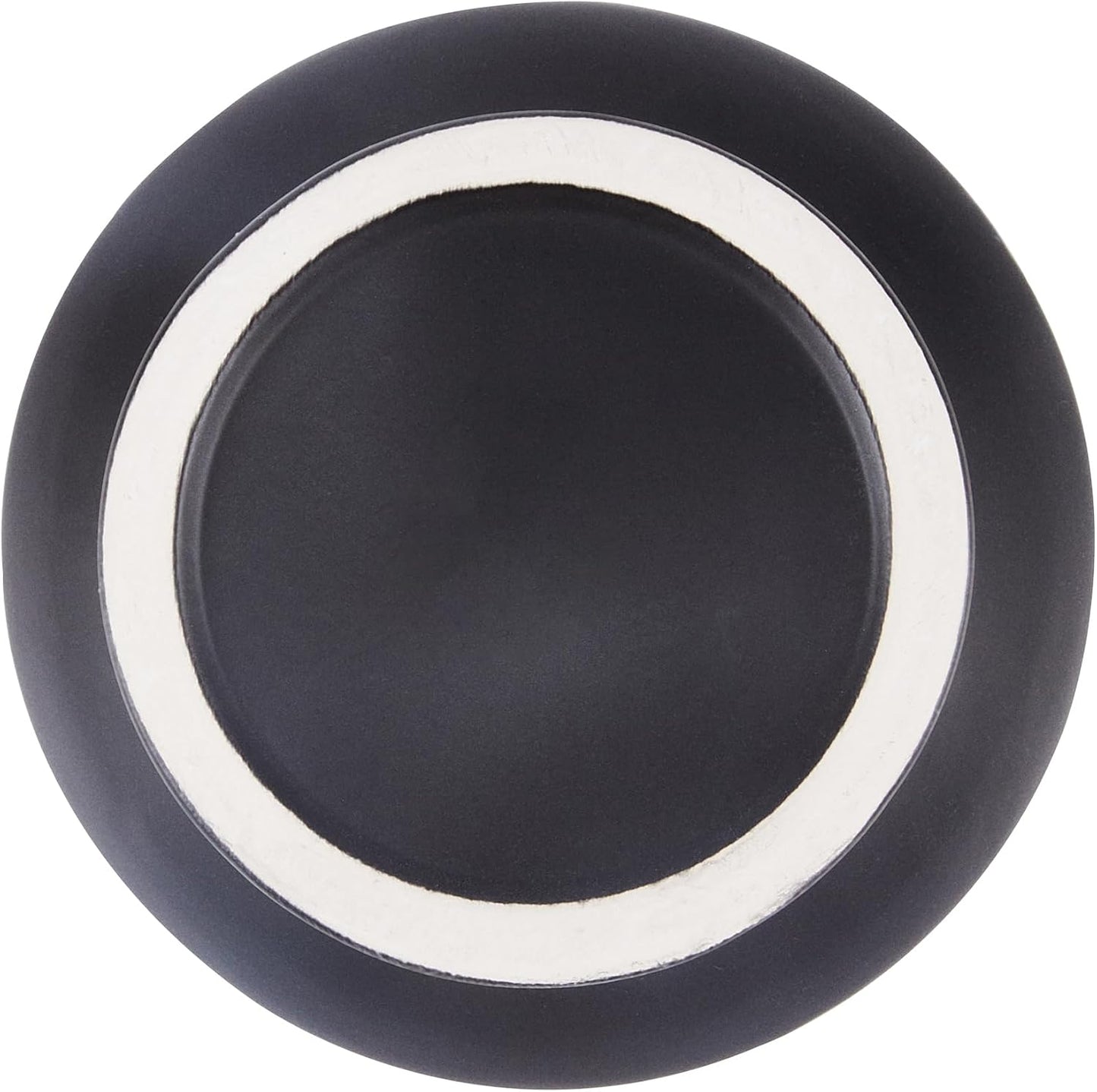 Table Art Flower Vase / Black / Mushroom, 5 3/4