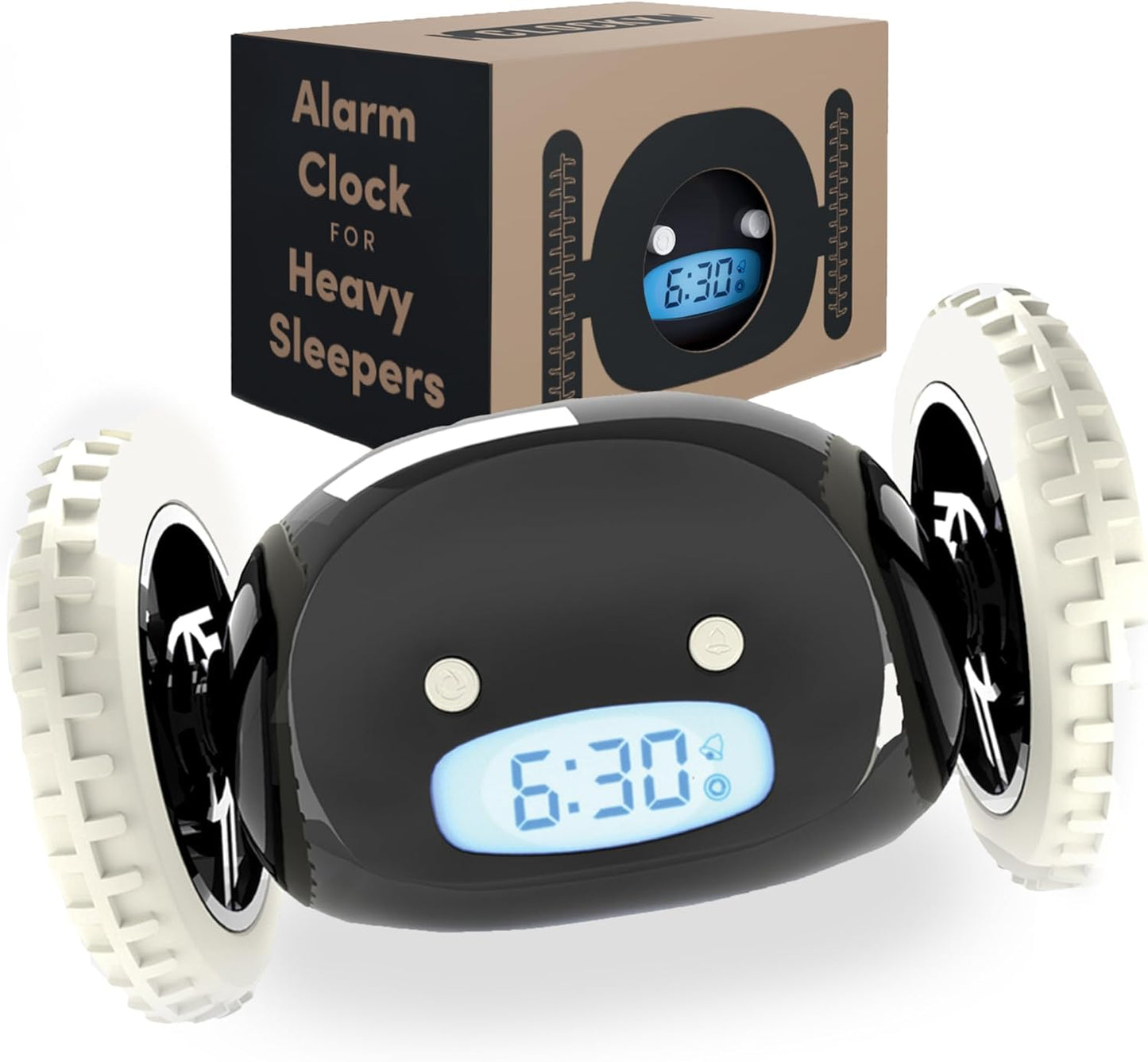 DreamSky Wooden Digital Alarm Clock for Bedroom with Large Numbers