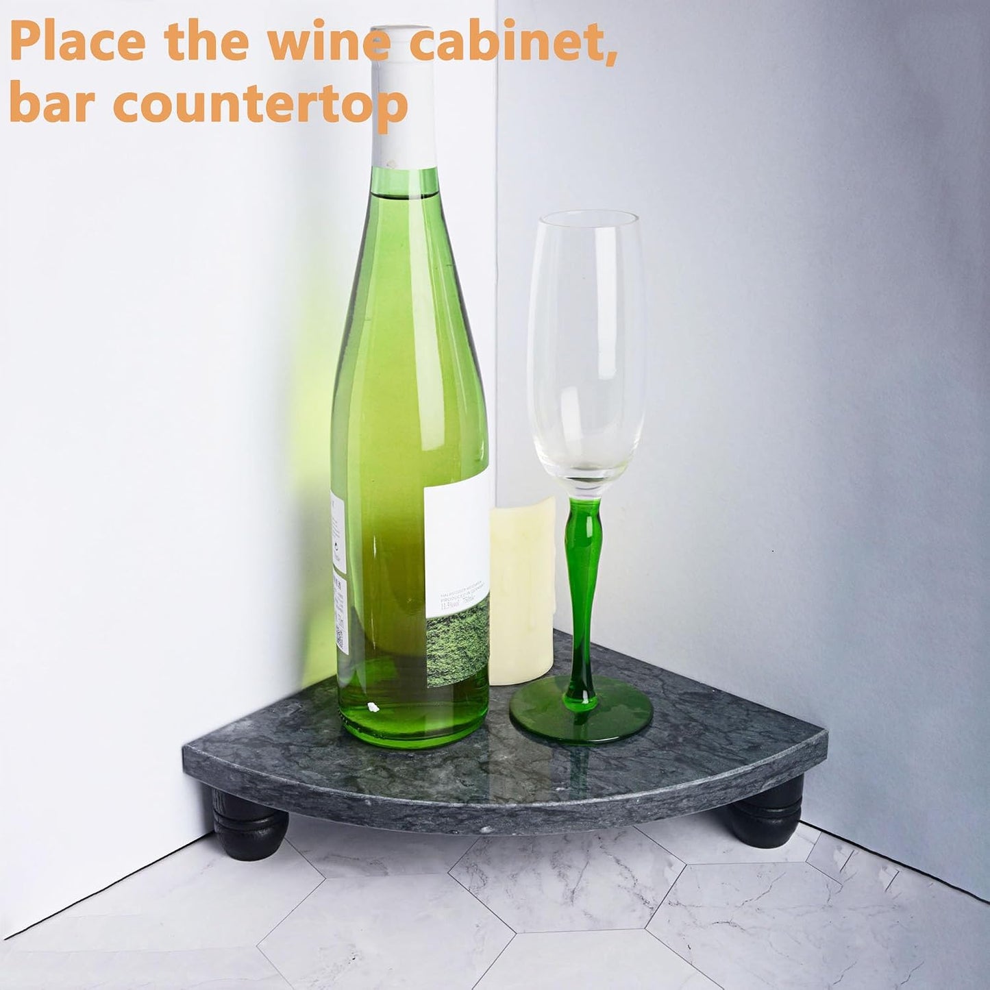 Decorative Pedestal Stand / Black-s