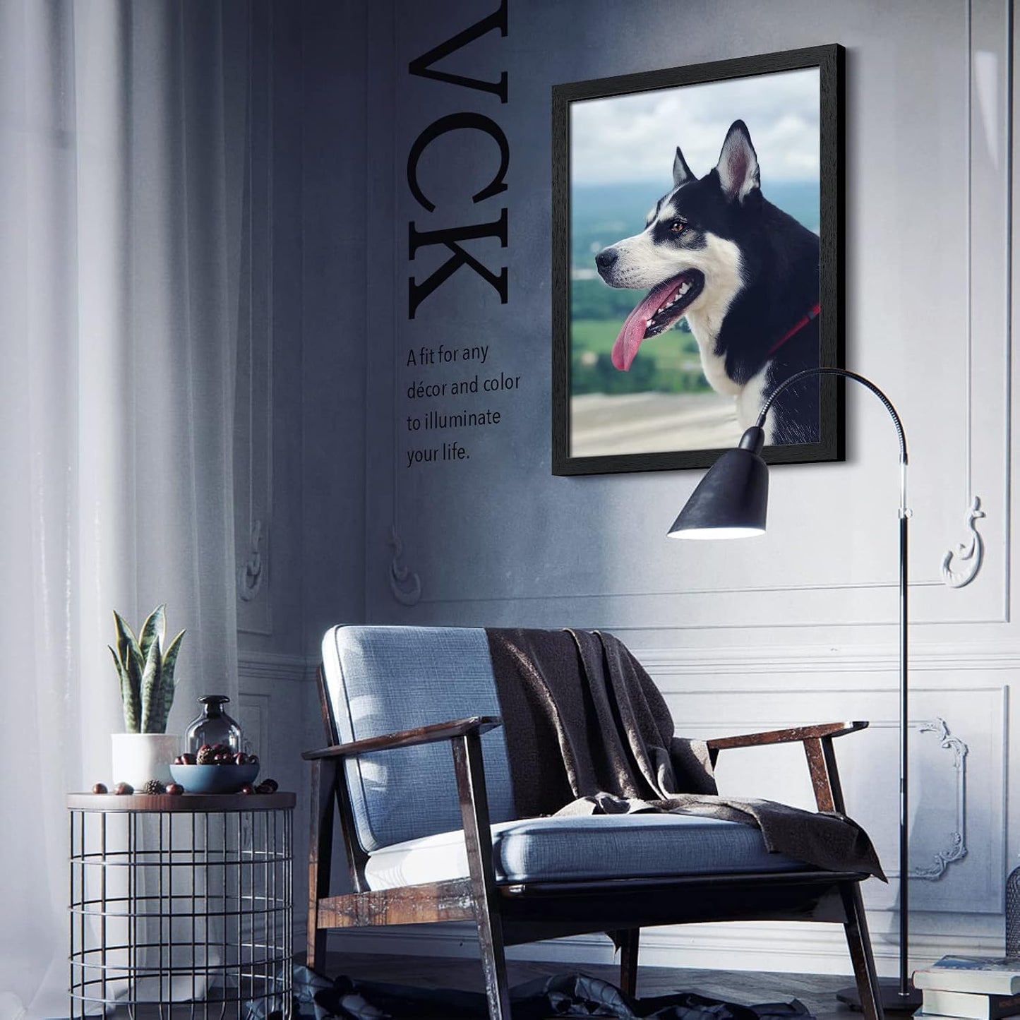 VCK 18x24 Frame 4 Pack - Black Gallery-Quality Wood 18 x 24 Concert Poster Frames, Vertical or Horizontal Wall Display