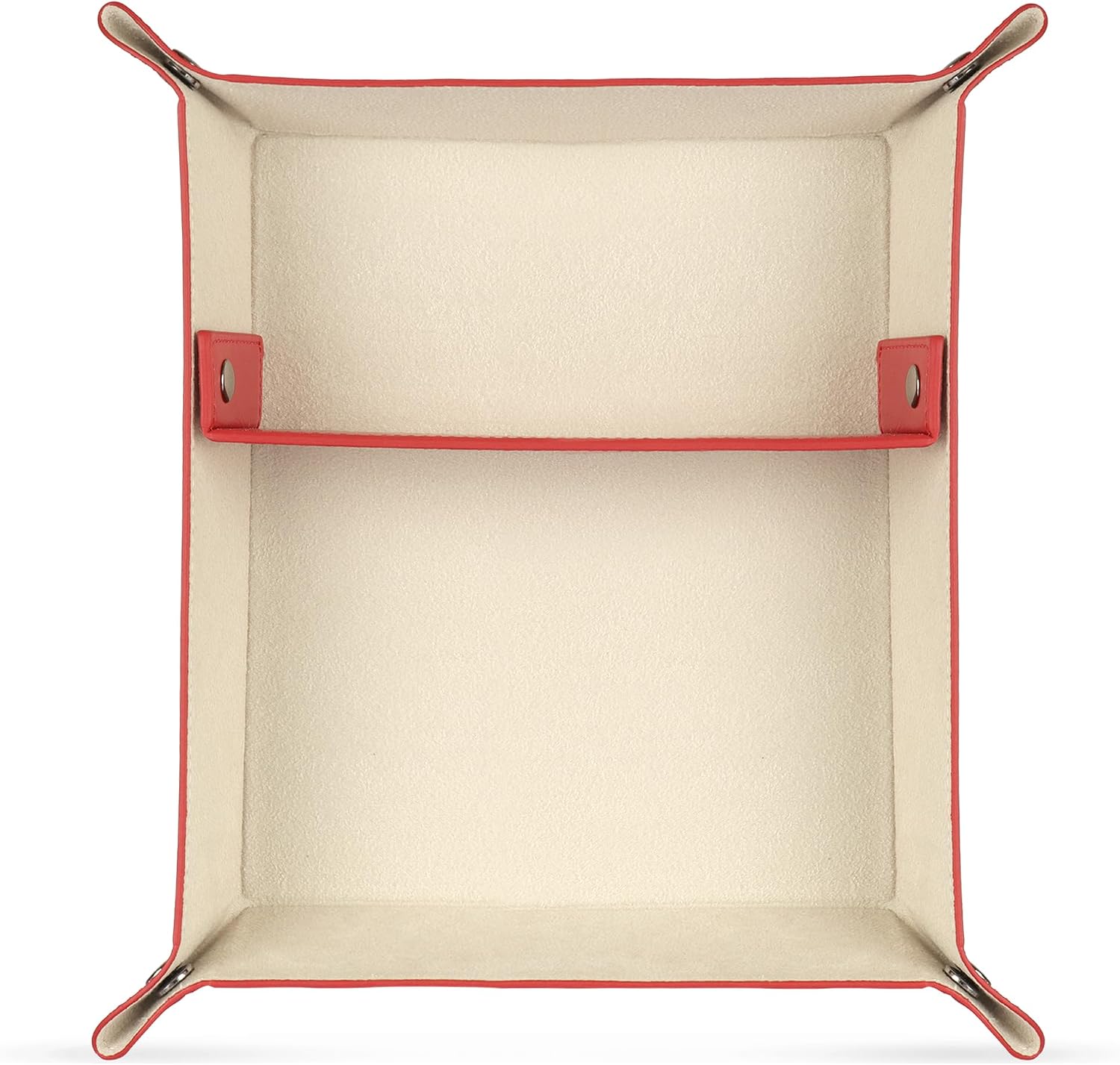 Londo Leather Tray Organizer - Practical Lightweight Water Resistant Computer Table Desk Storage Box for Wallets