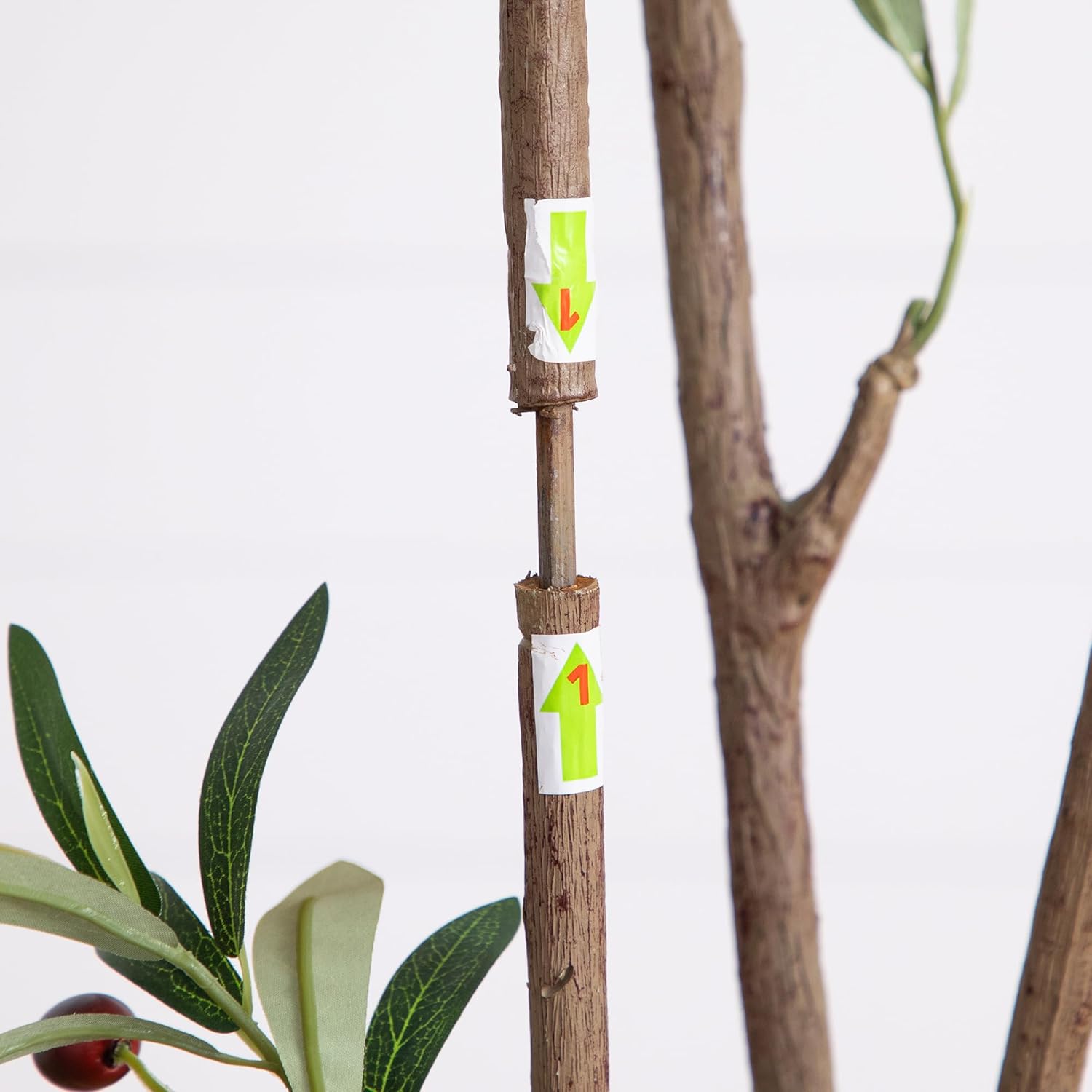 Minimalist Faux Olive Plant / 7 Inch