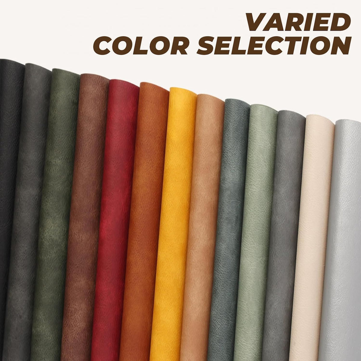 UnivoColors Placemats Round Faux Leather Placemats Set of 8-Waterproof-Wipe Clean-Heat Resistant-Anti Slip Dining Table