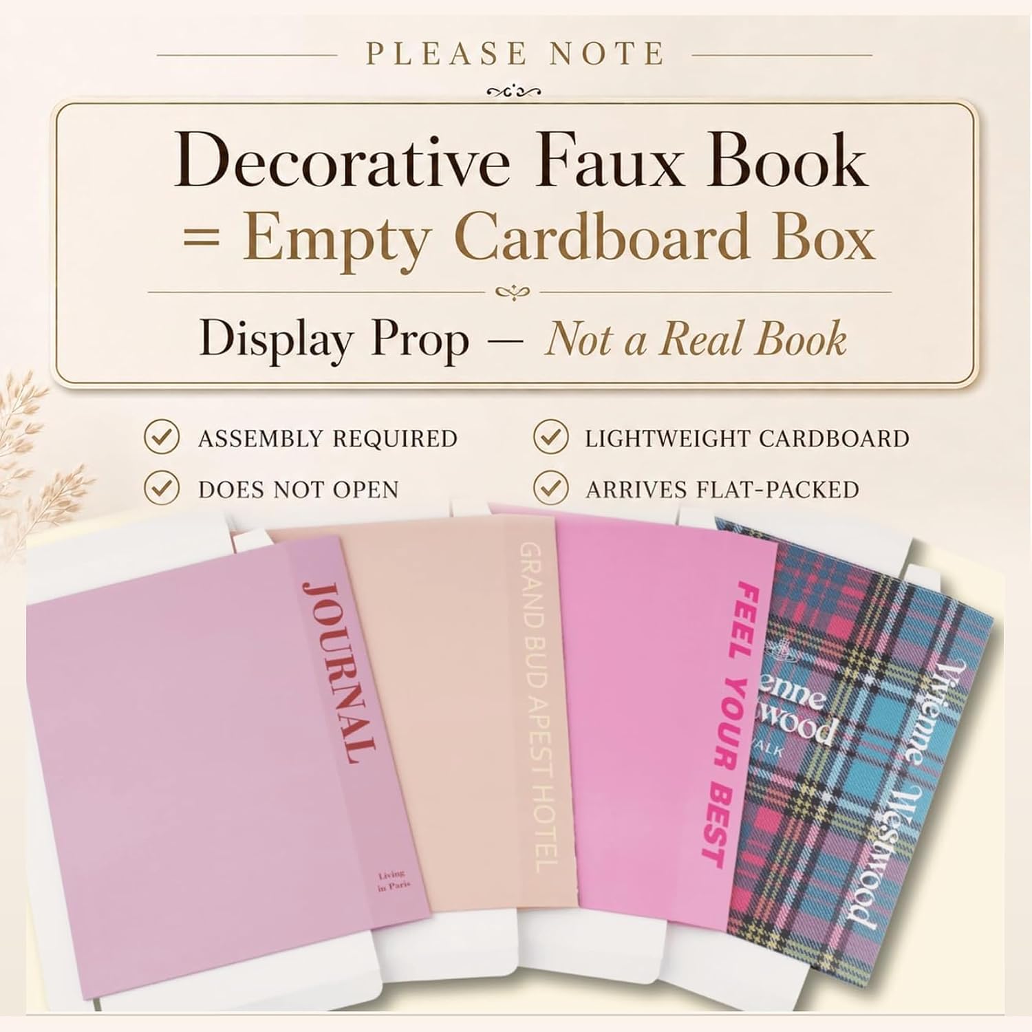 Not Real Books / Velvet_medium / Set of 4