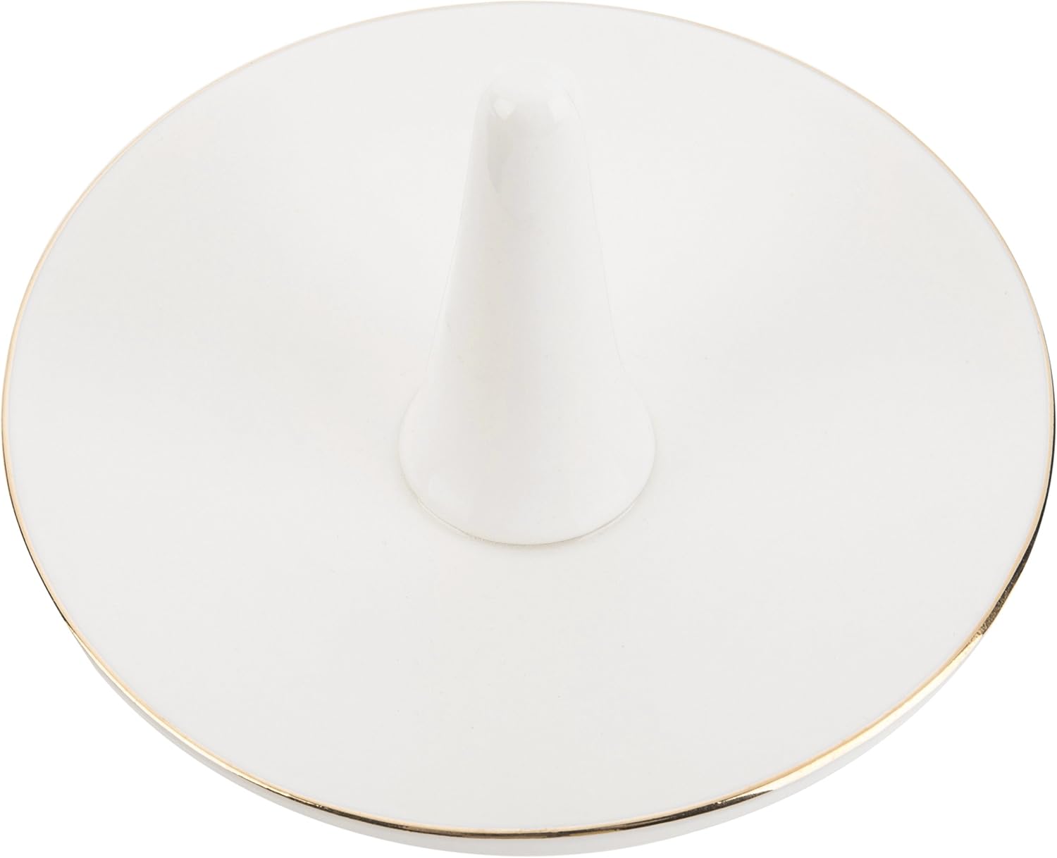 Trinket Tray / Ring Dish Holder / White Ceramic