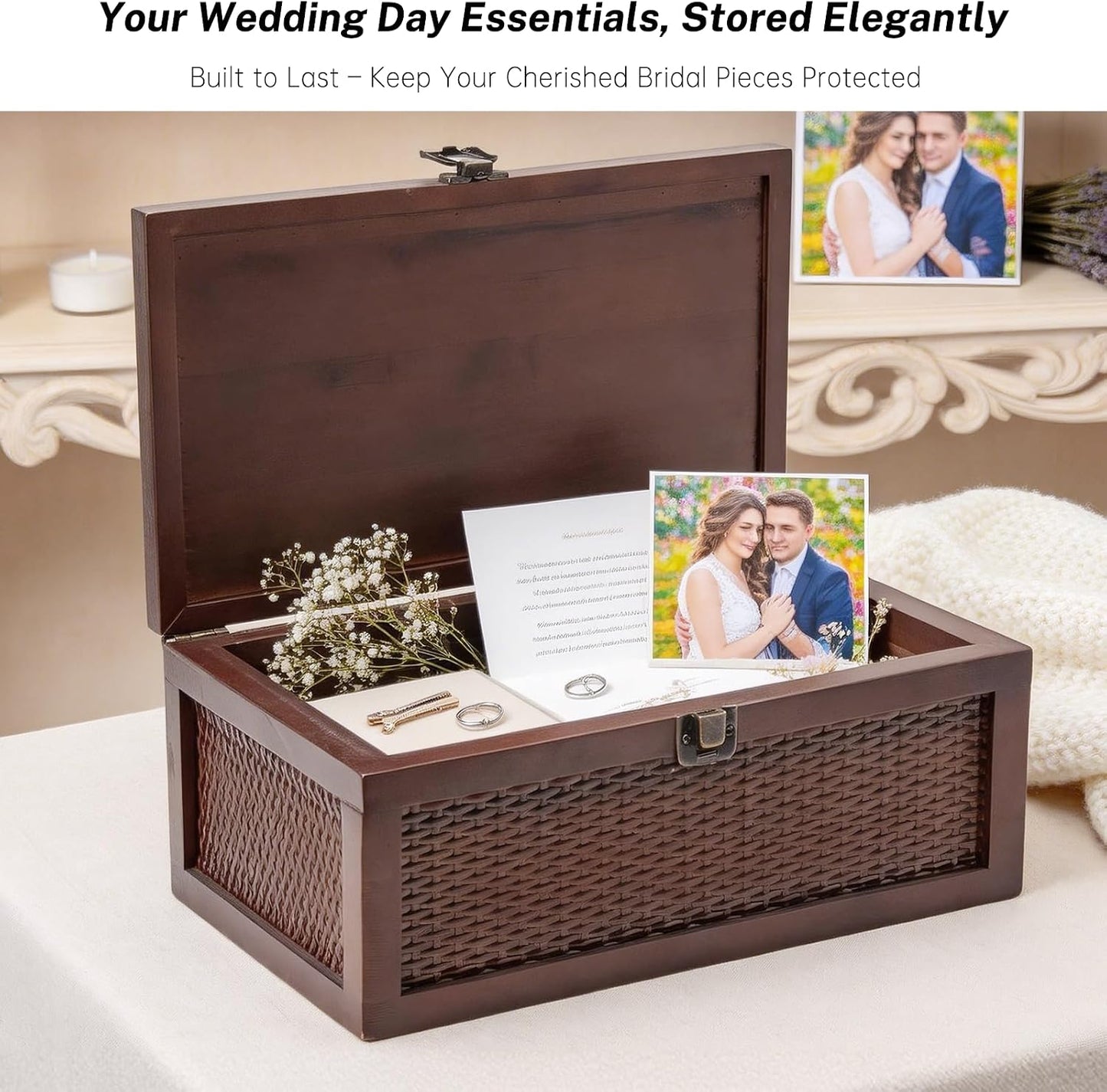 Rattan Decorative Boxes / Brown / Set of 2