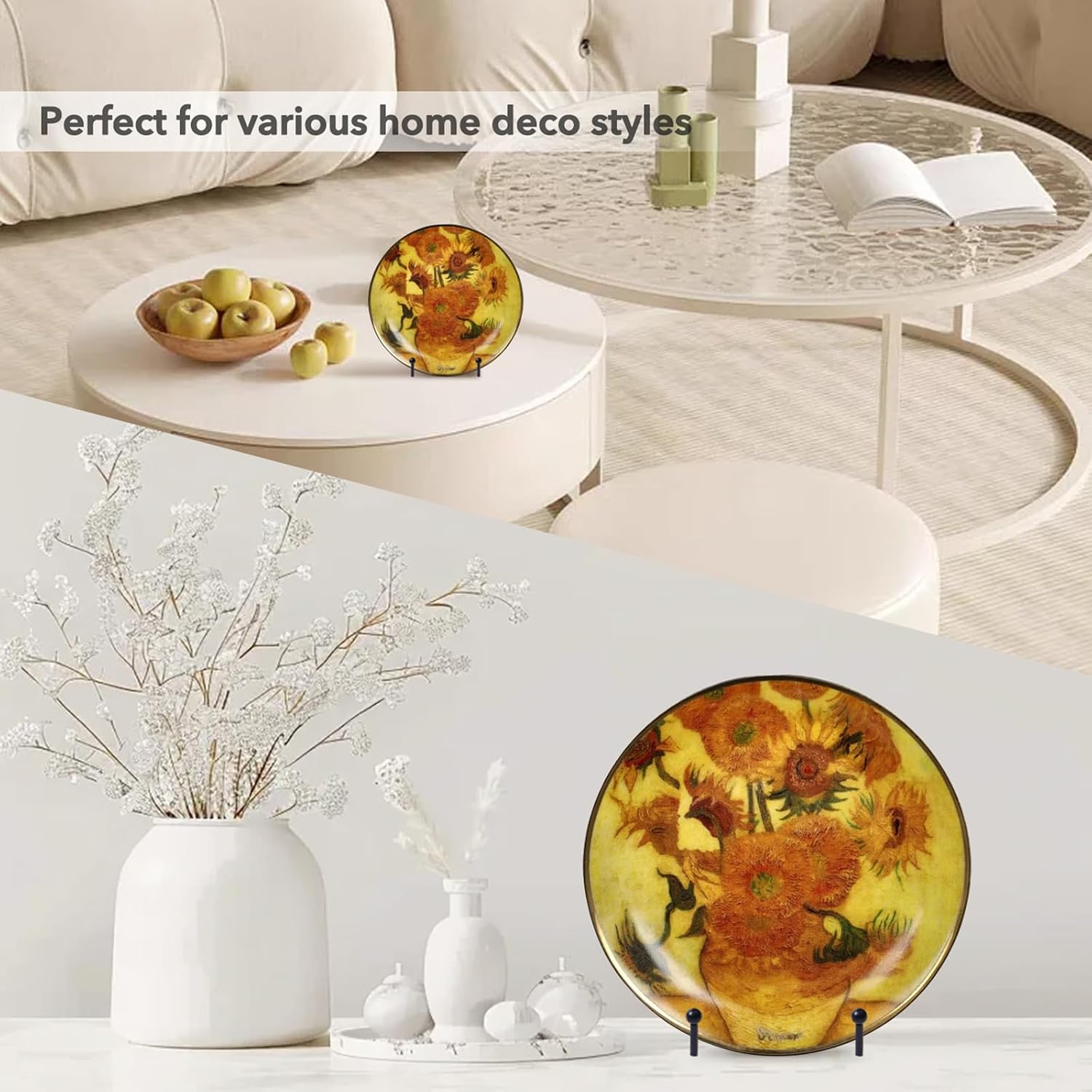 Tabletop Stands / Picture & Decorative Plate Holder / 6inch / Set of 2