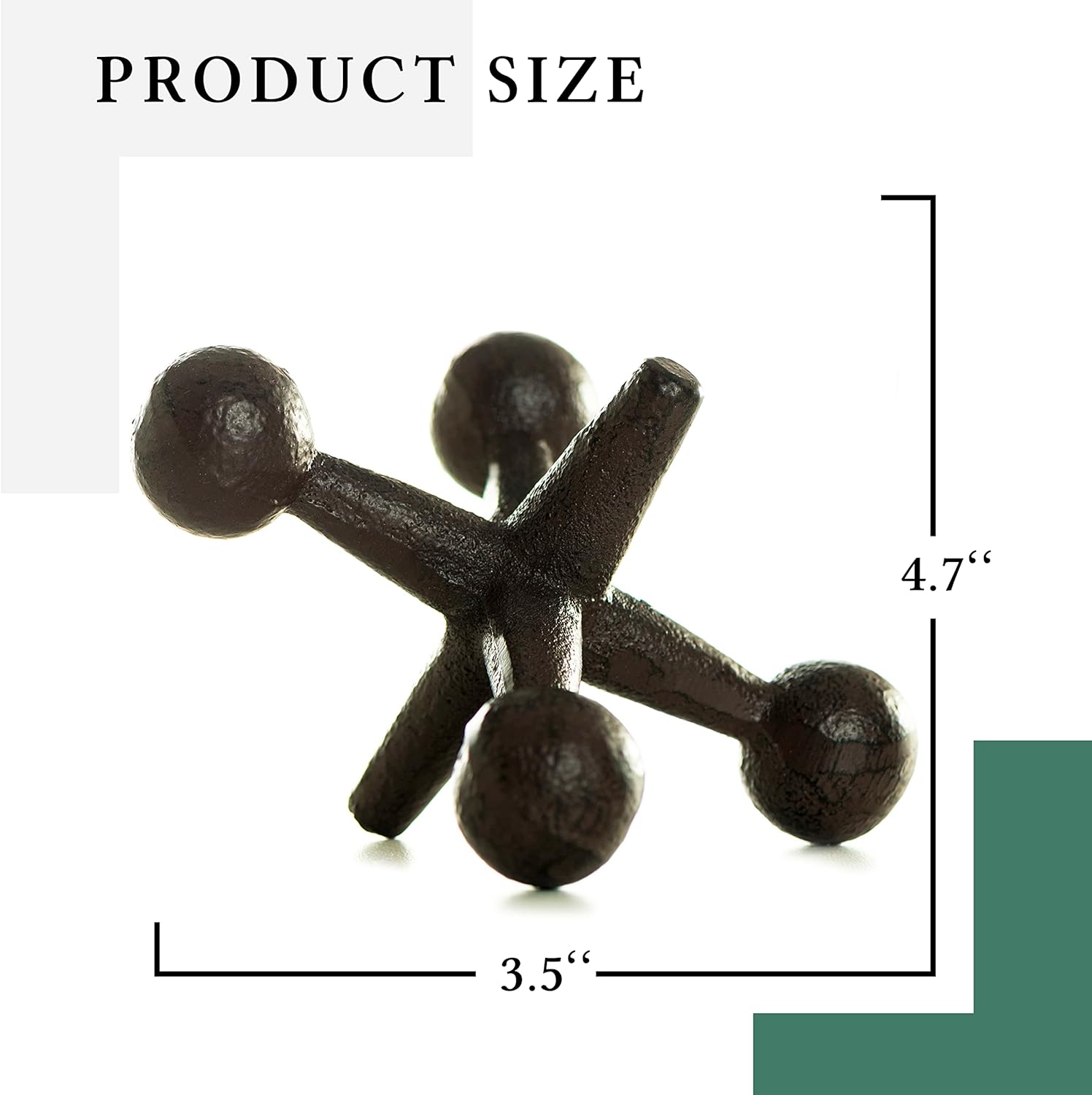 Shelf Decor Accents / Black