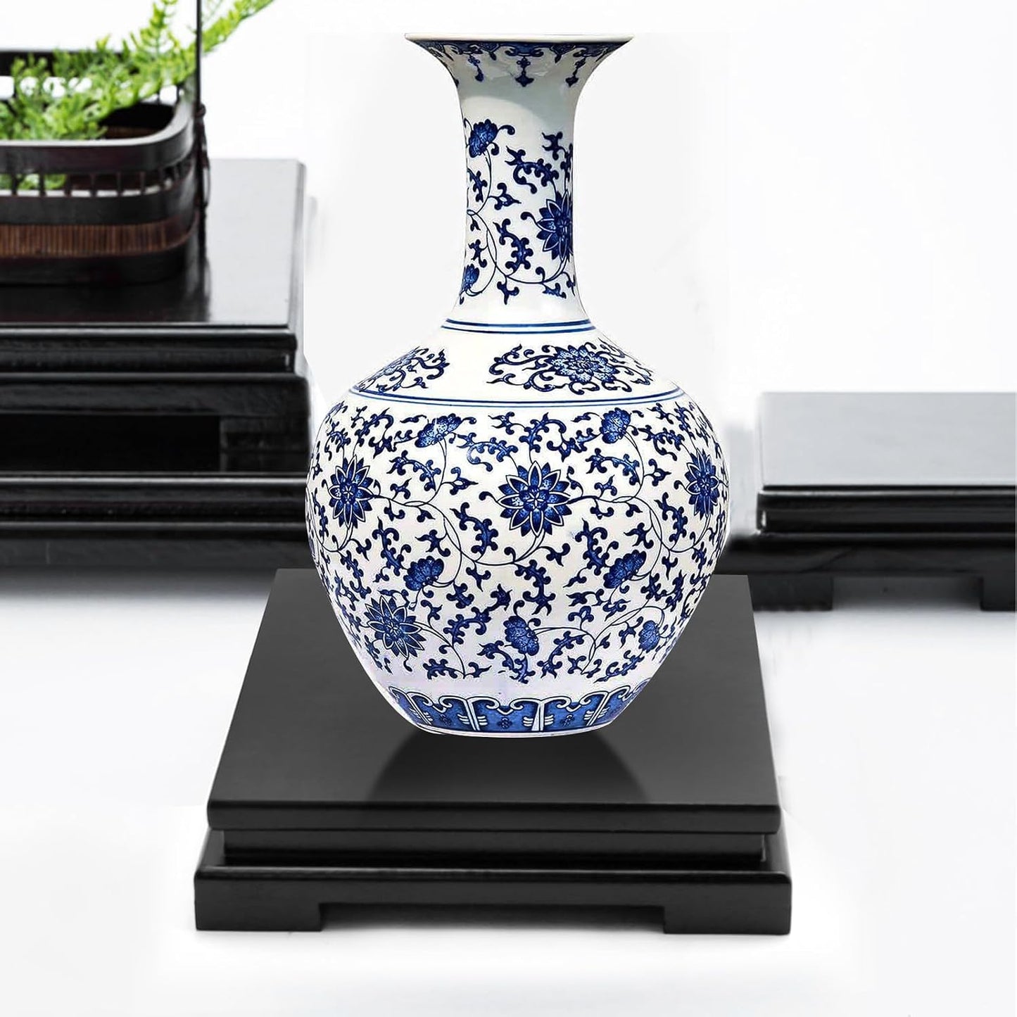 Wooden Display Stand Square Display Base Display Risers Square Vase Riser Teapot Aquarium / Wood