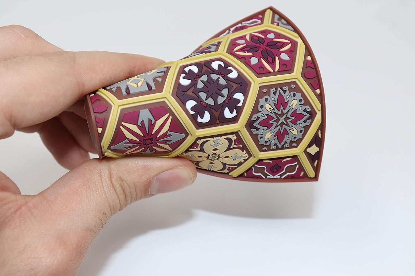3.5" Size / Burgundy / Set of 4