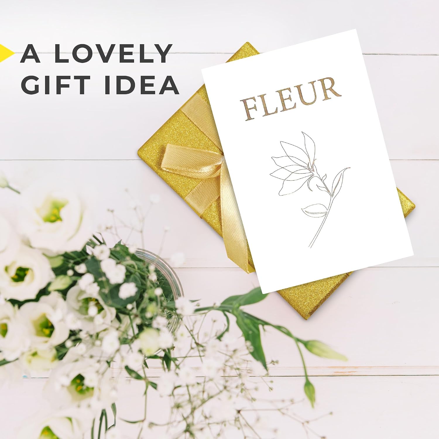 Set of Decorative Books for Coffee / Yellow